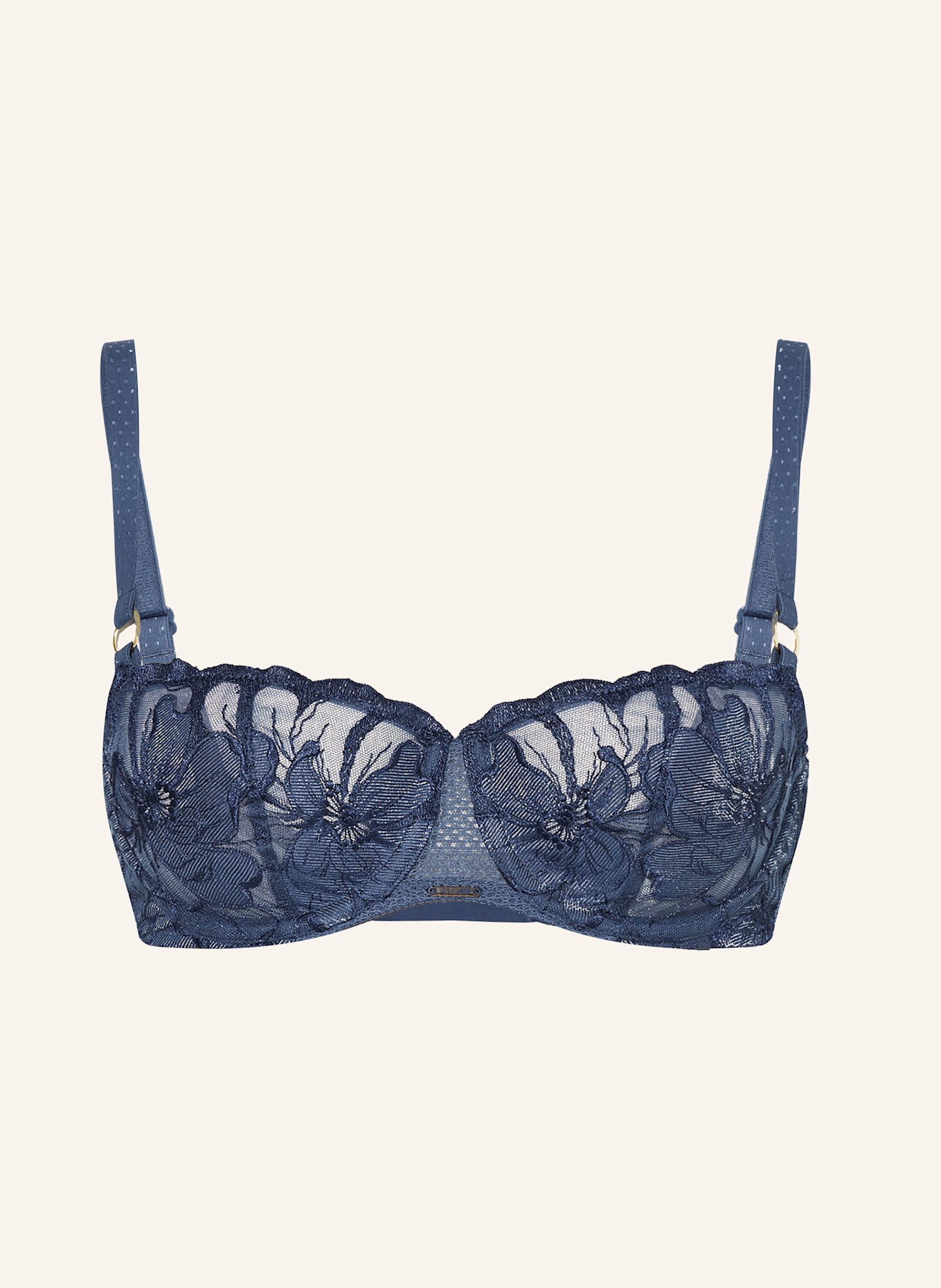 CHANTELLE Balconette bra FLEURS SIGNATURE: BLUE