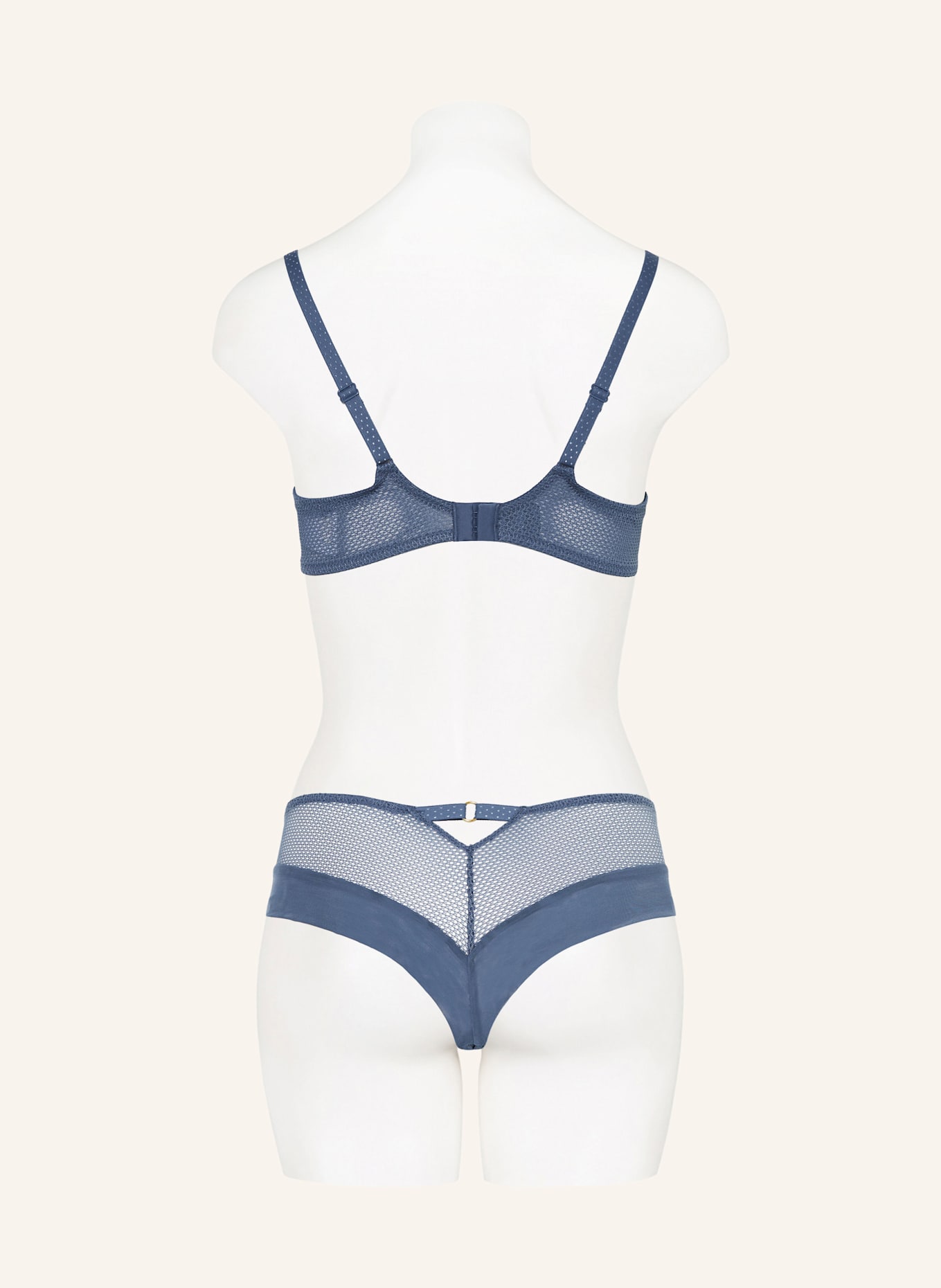 CHANTELLE Balconette bra FLEURS SIGNATURE: BLUE