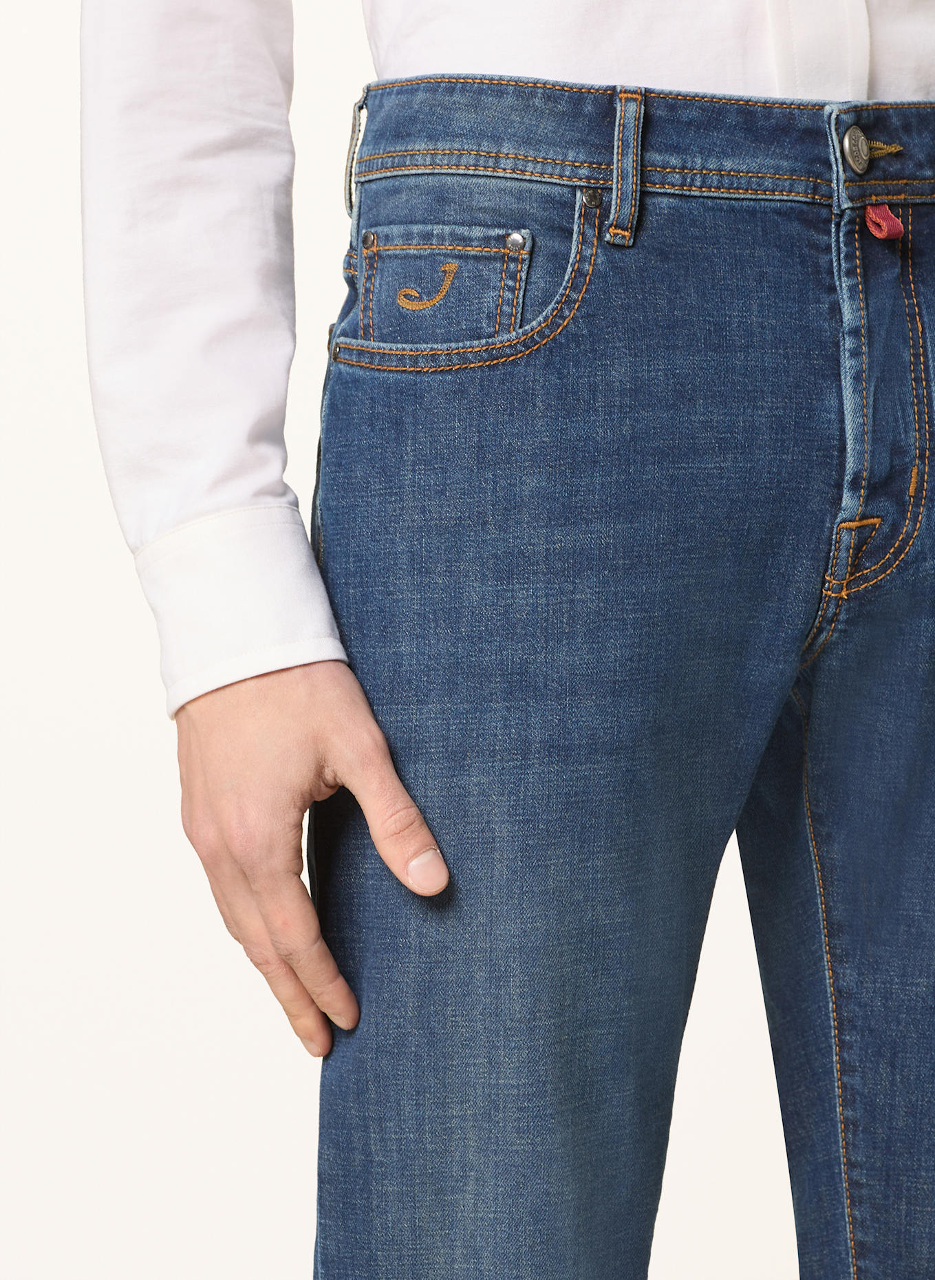 JACOB COHEN Džíny Extra Slim Fit: 100D DARK BLUE