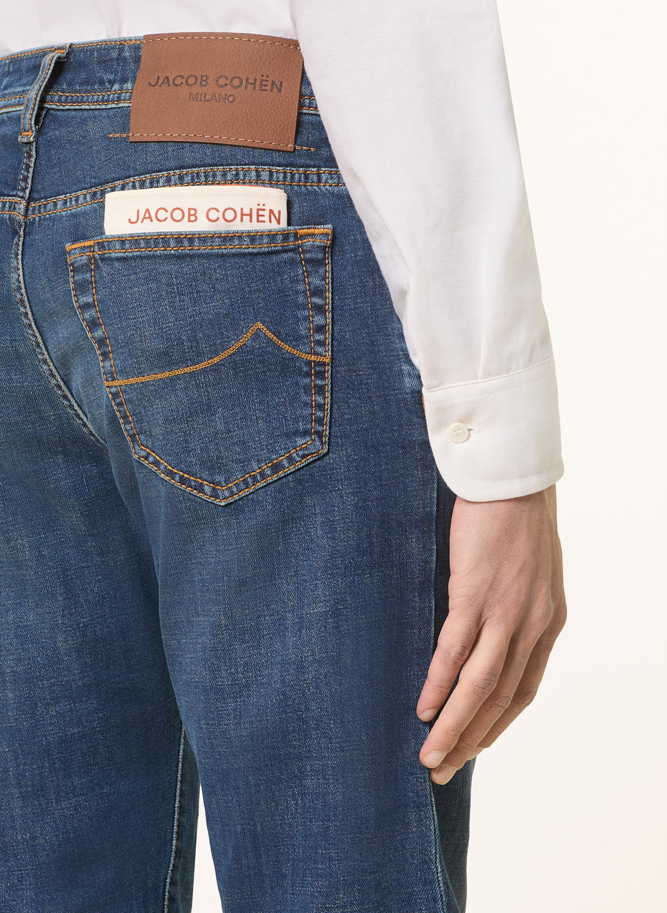 JACOB COHEN Džíny Extra Slim Fit: 100D DARK BLUE