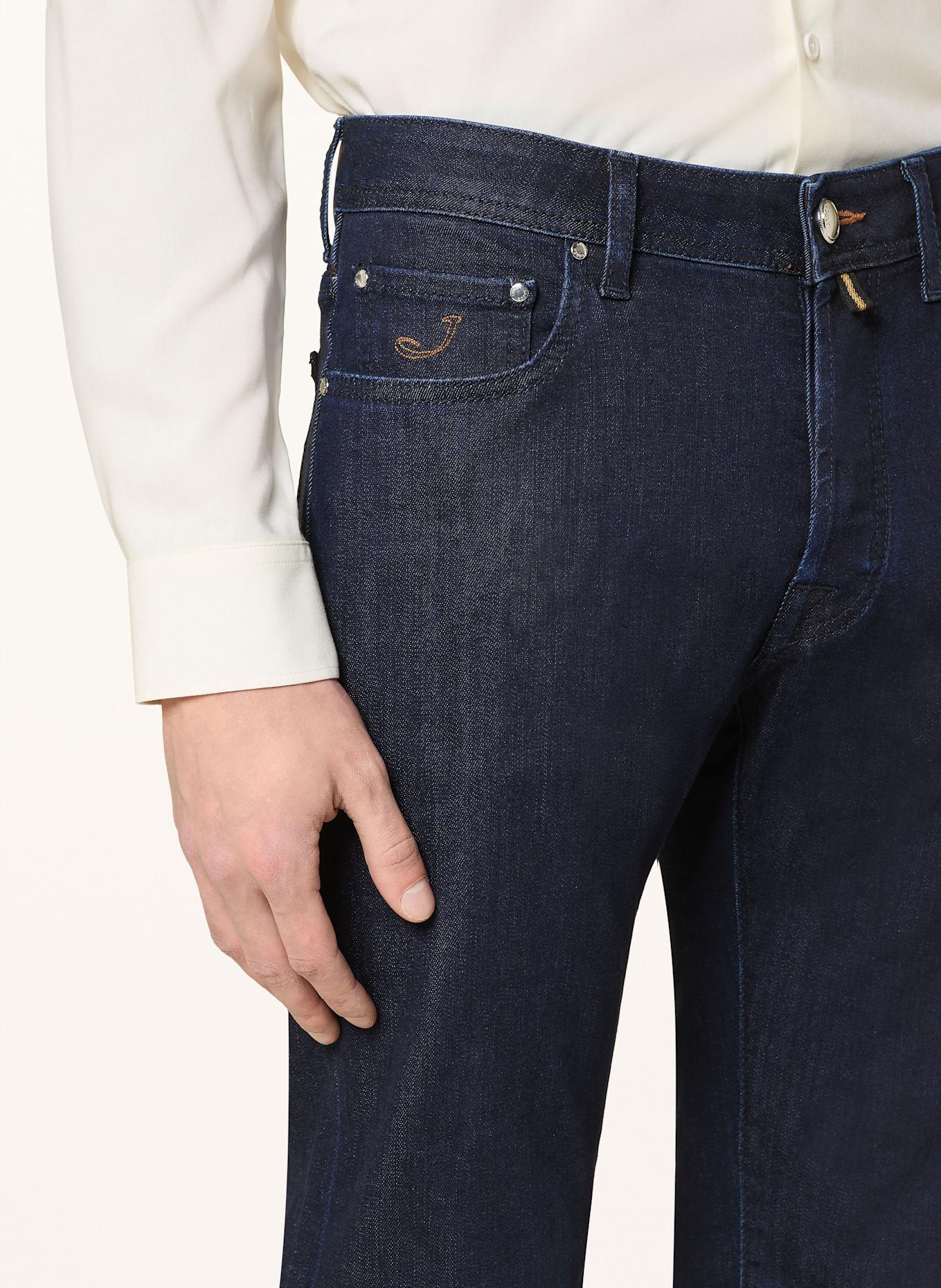 JACOB COHEN Jeans POWERSTRETCH Slim Fit: 100D Dark Blue Rinsed