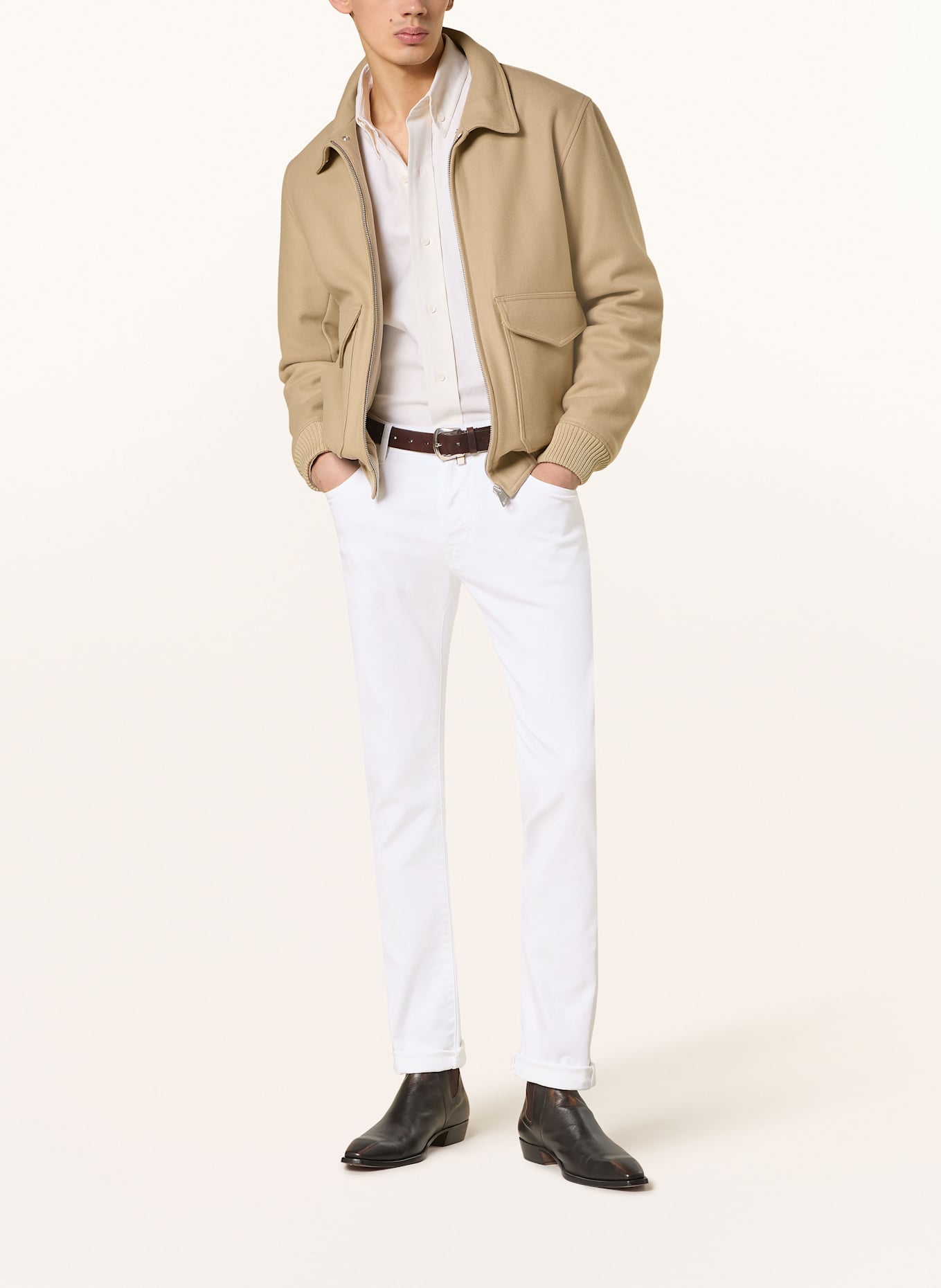 JACOB COHEN Jeans extra slim fit: W00D NATURAL