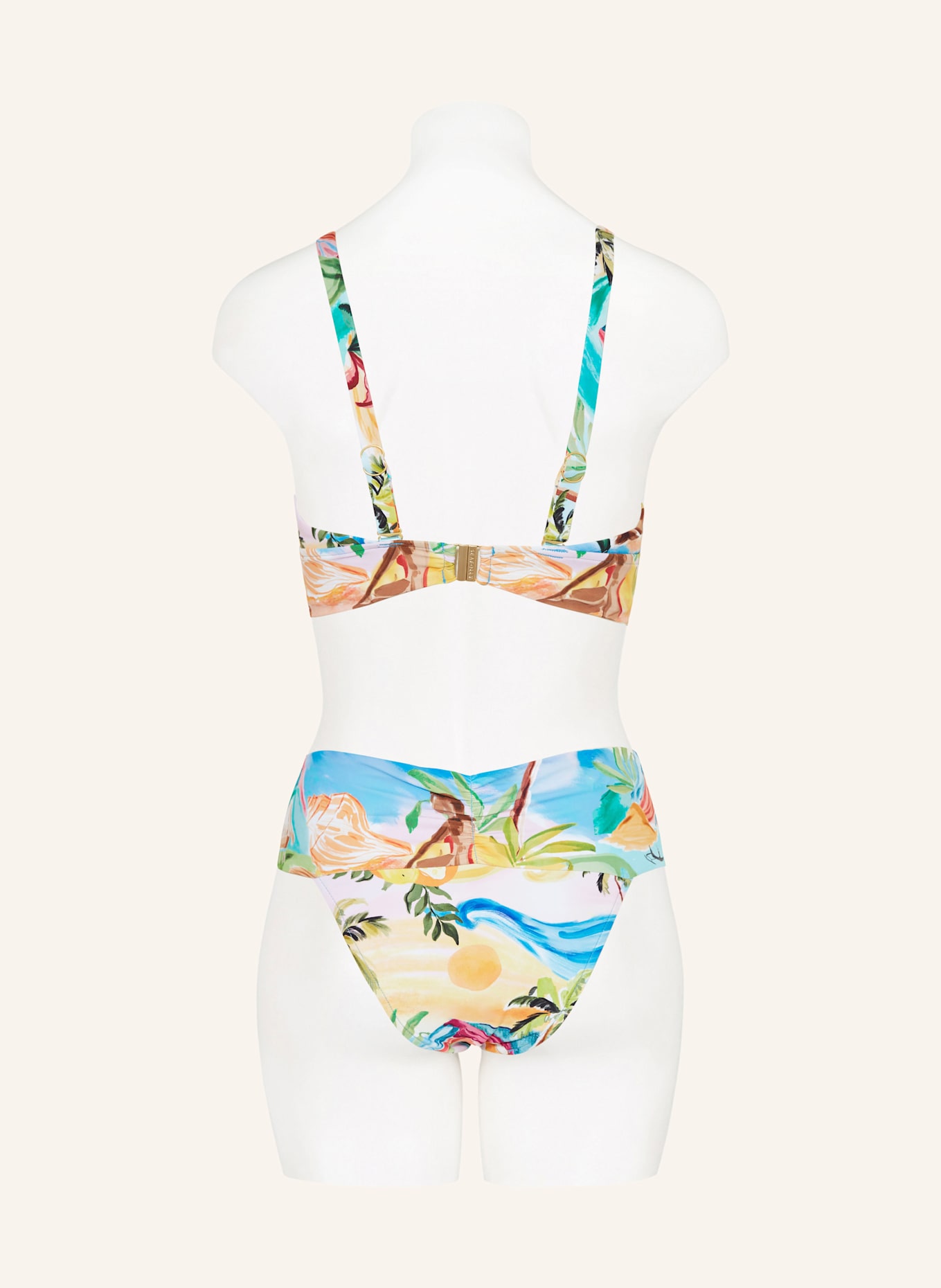 SEAFOLLY Basic bikini bottoms JAPANESE FLORAL, Color: LIGHT BLUE/ YELLOW/ LIGHT PINK (Image 3)