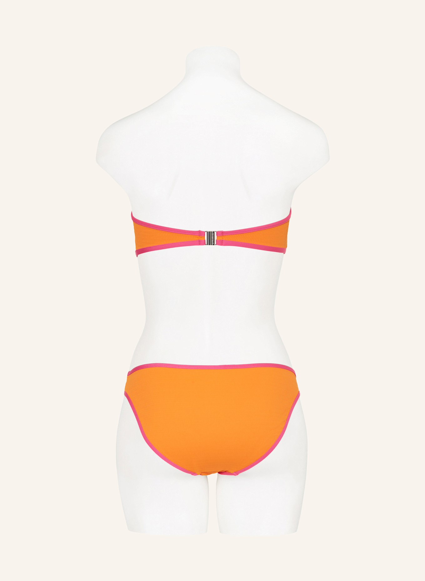 SEAFOLLY Bandeau-Bikini-Top BEACH BOUND: ORANGE/ PINK