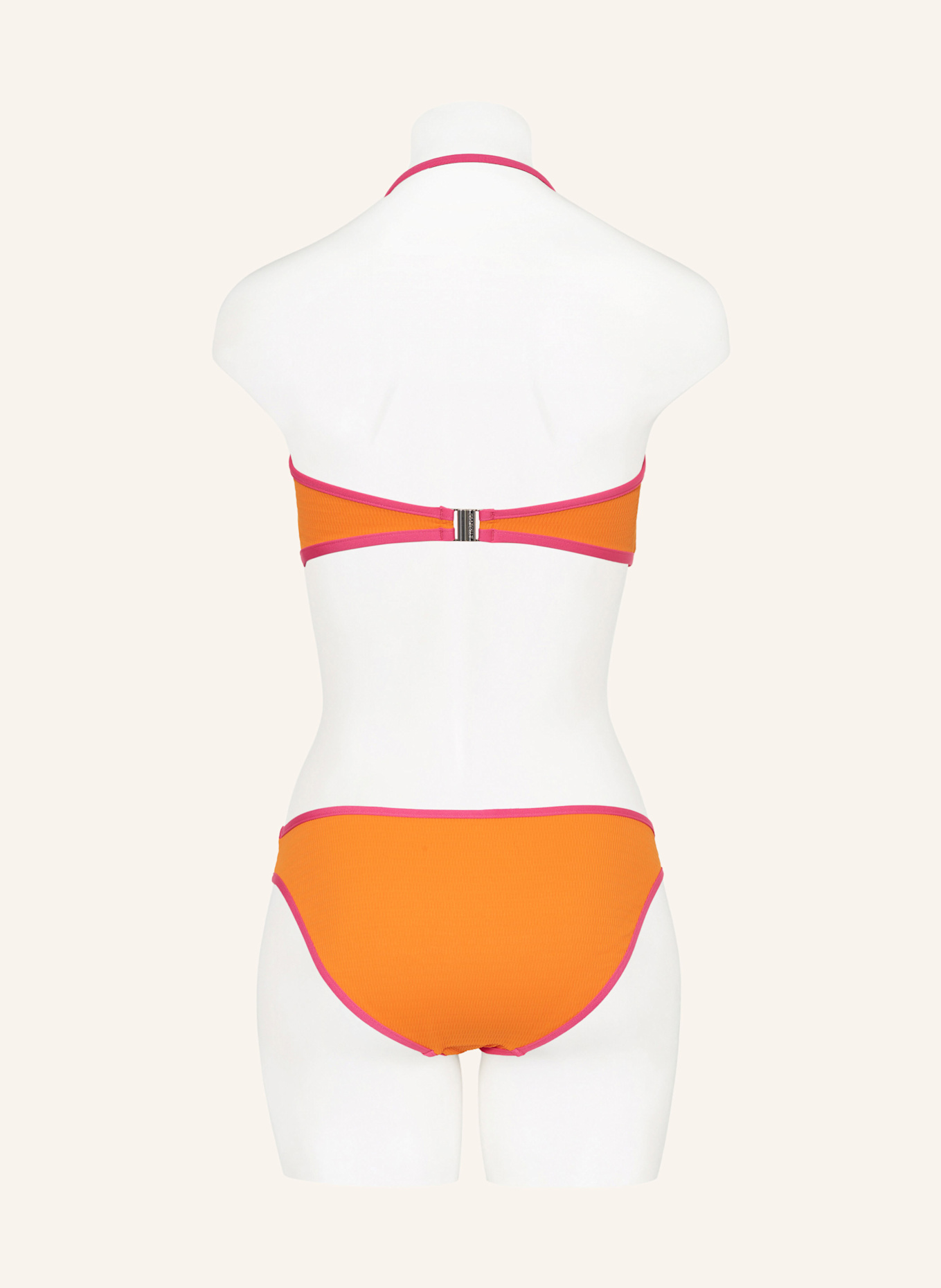 SEAFOLLY Bandeau-Bikini-Top BEACH BOUND: ORANGE/ PINK