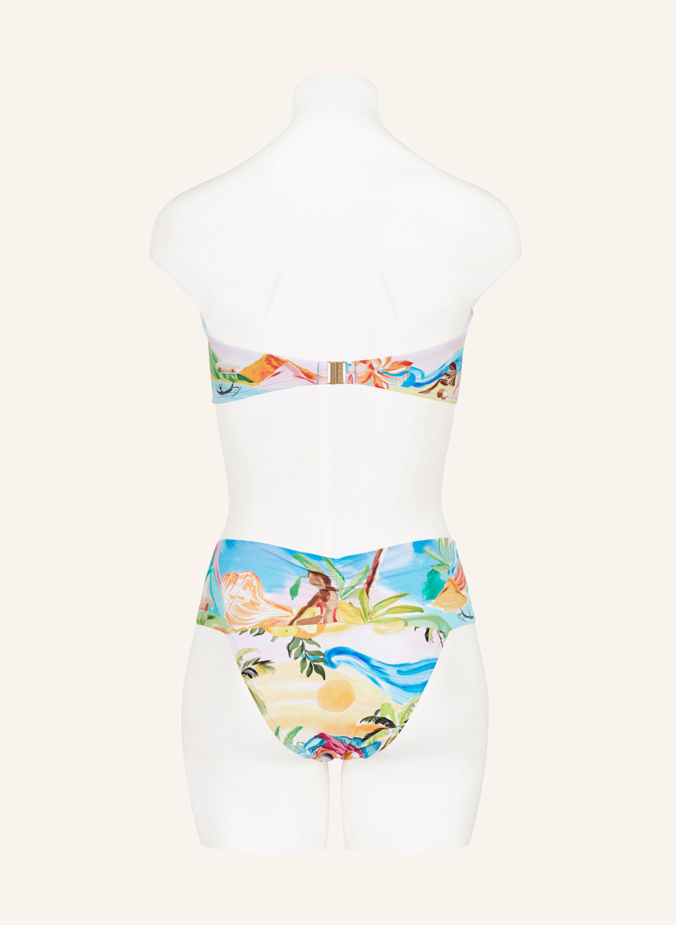 SEAFOLLY Bandeau-Bikini-Top SOUTH PACIFIC: HELLROSA/ HELLBLAU/ HELLORANGE