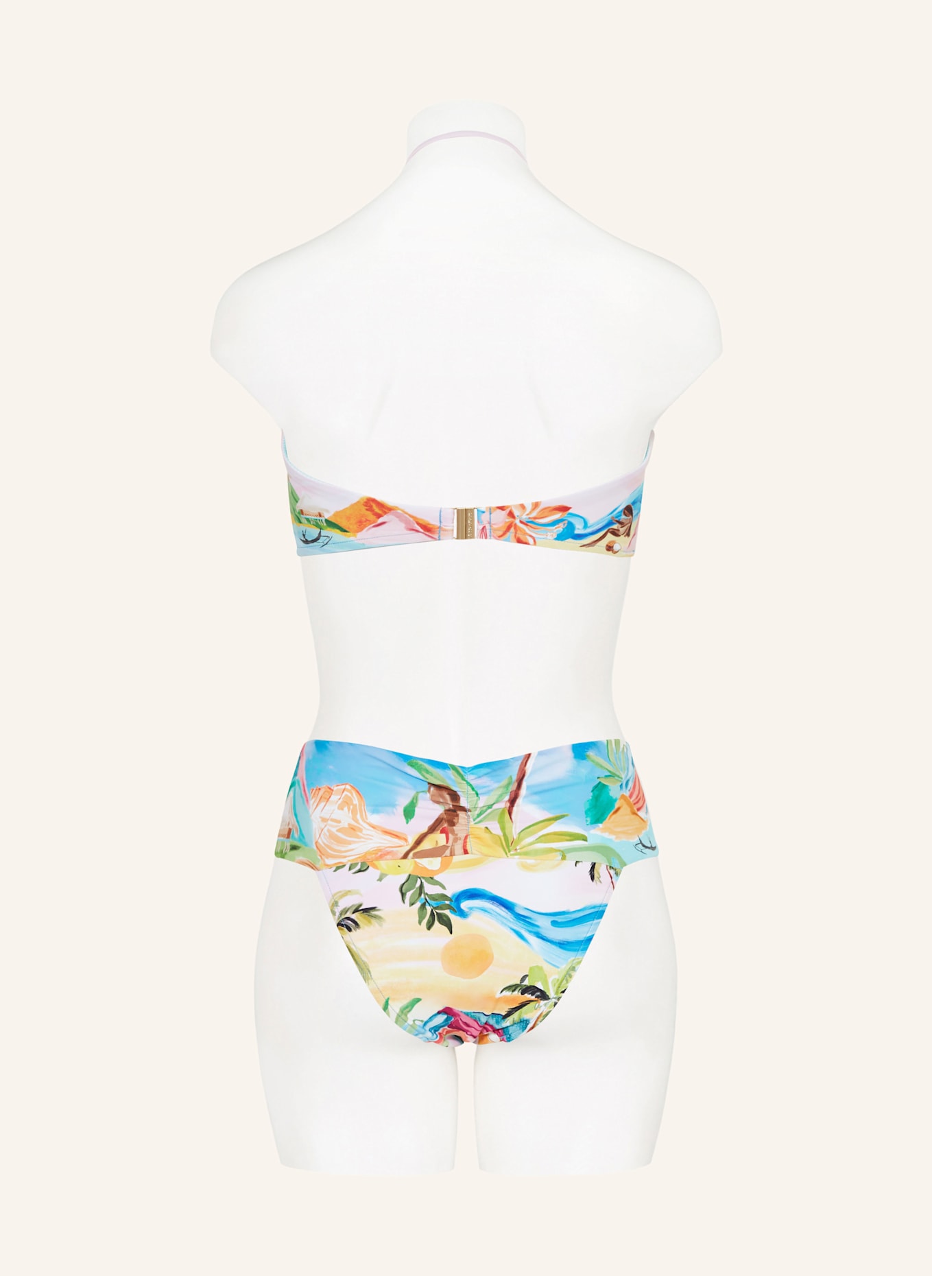 SEAFOLLY Bandeau-Bikini-Top SOUTH PACIFIC: HELLROSA/ HELLBLAU/ HELLORANGE