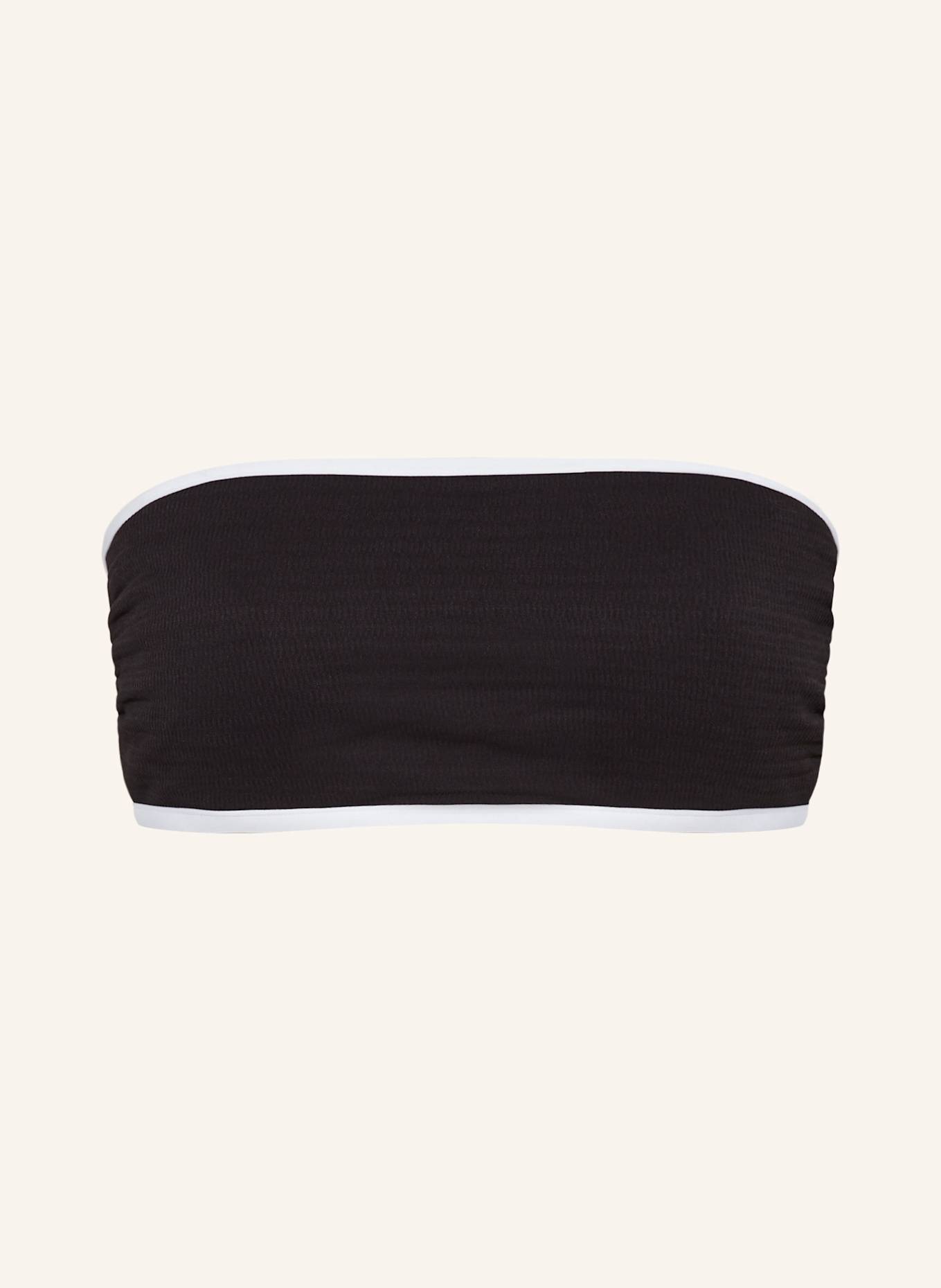 SEAFOLLY Bandeau-Bikini-Top BEACH BOUND: SCHWARZ/ WEISS