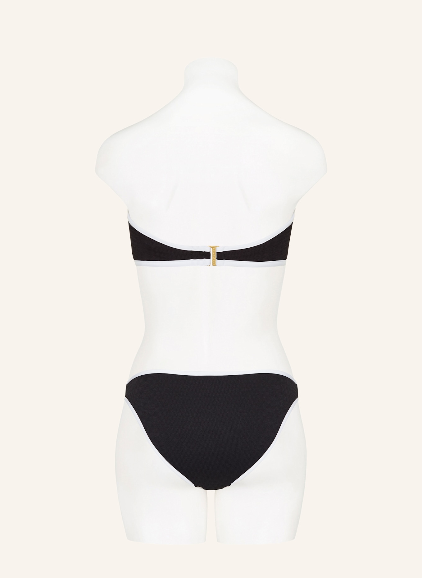 Black and white bandeau bikini new arrivals