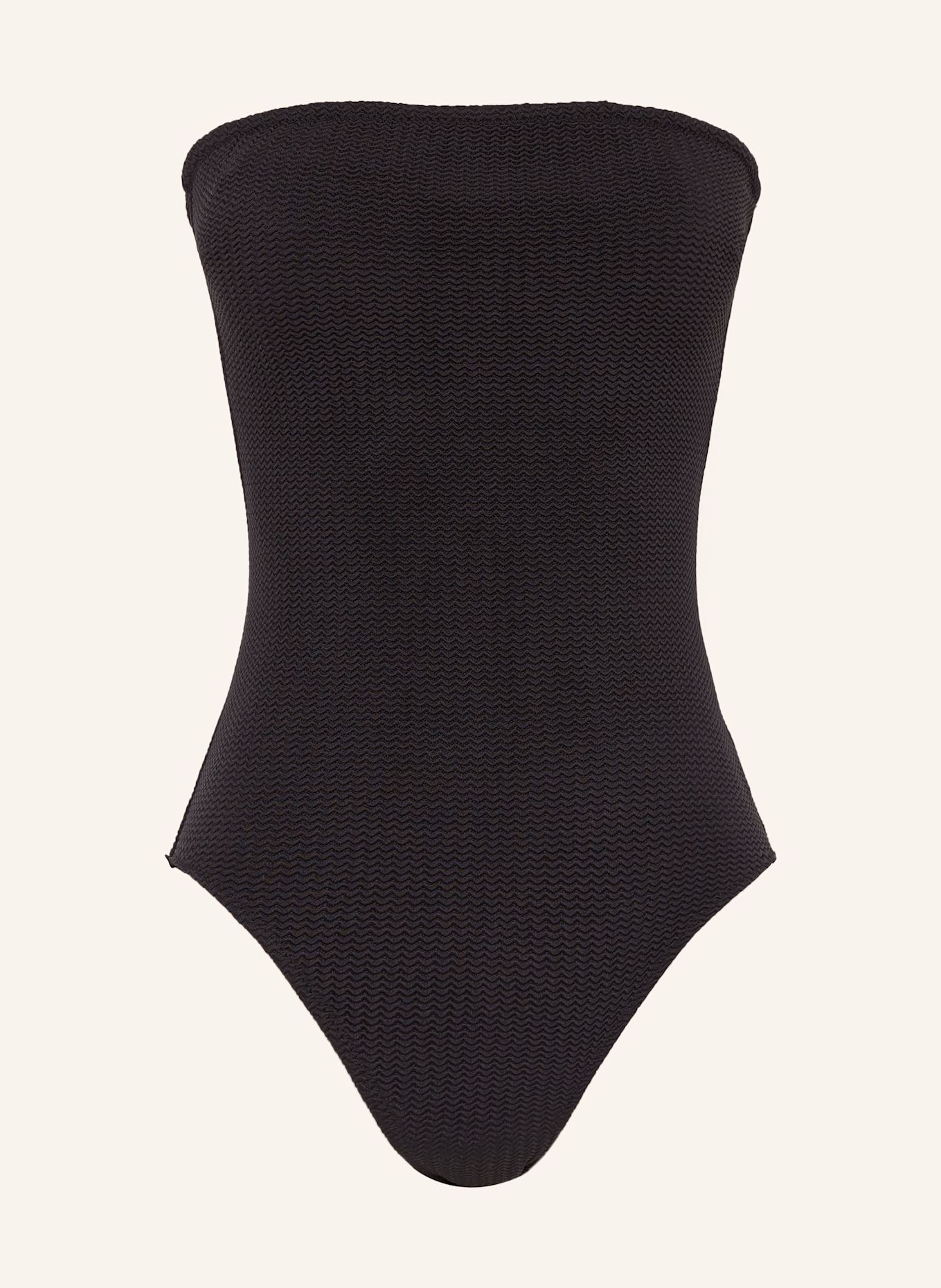 Black bandeau swimsuit discount