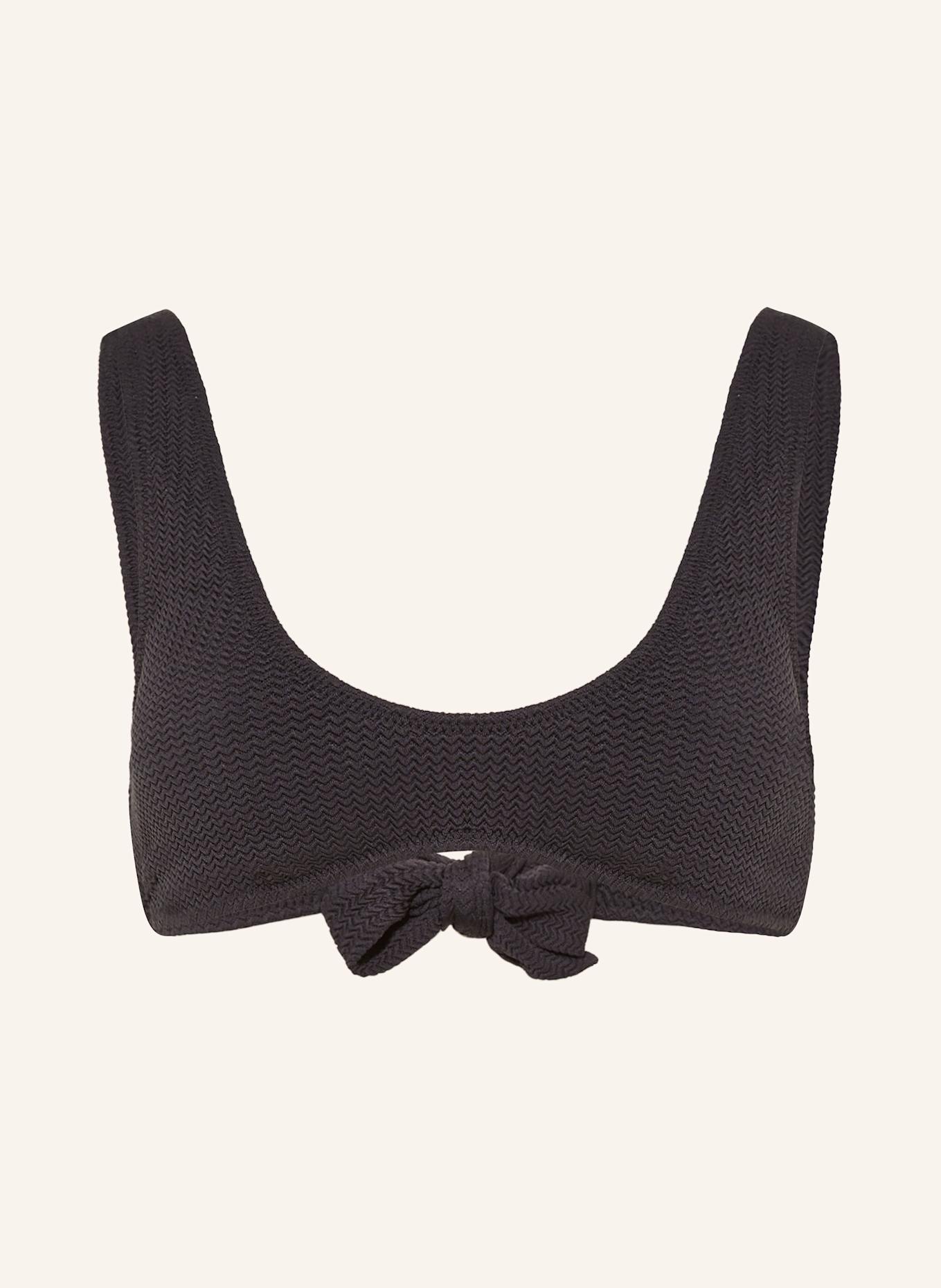SEAFOLLY Góra od bikini bustier SEA DIVE: CZARNY
