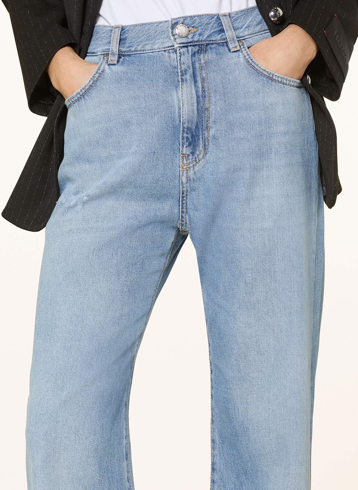 PINKO Jeans WANDA: PJV LAVAGGIO VINTAGE MEDIO/CHIARO