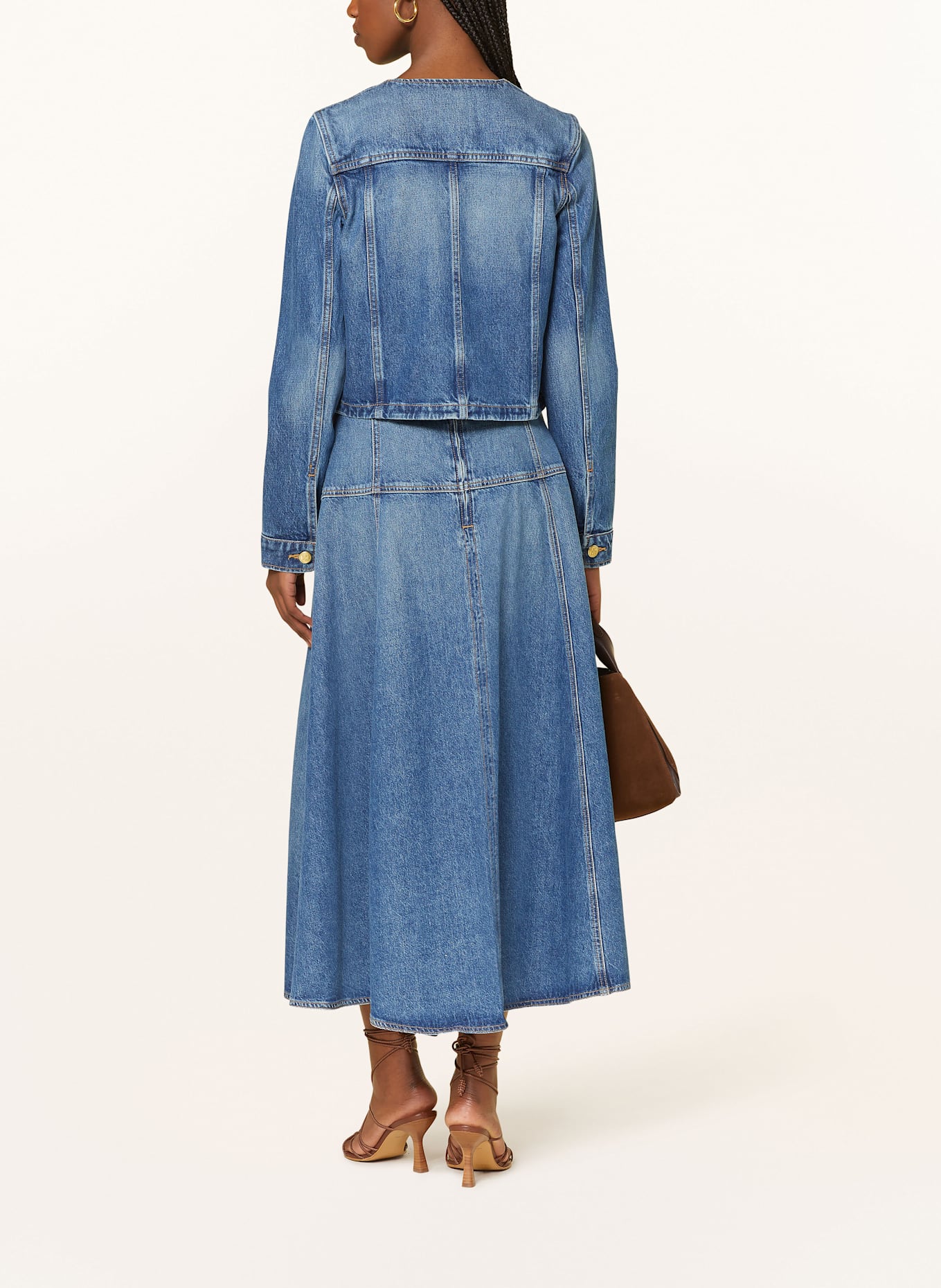 ULLA JOHNSON Jeansjacke THE SABINE: BLAU