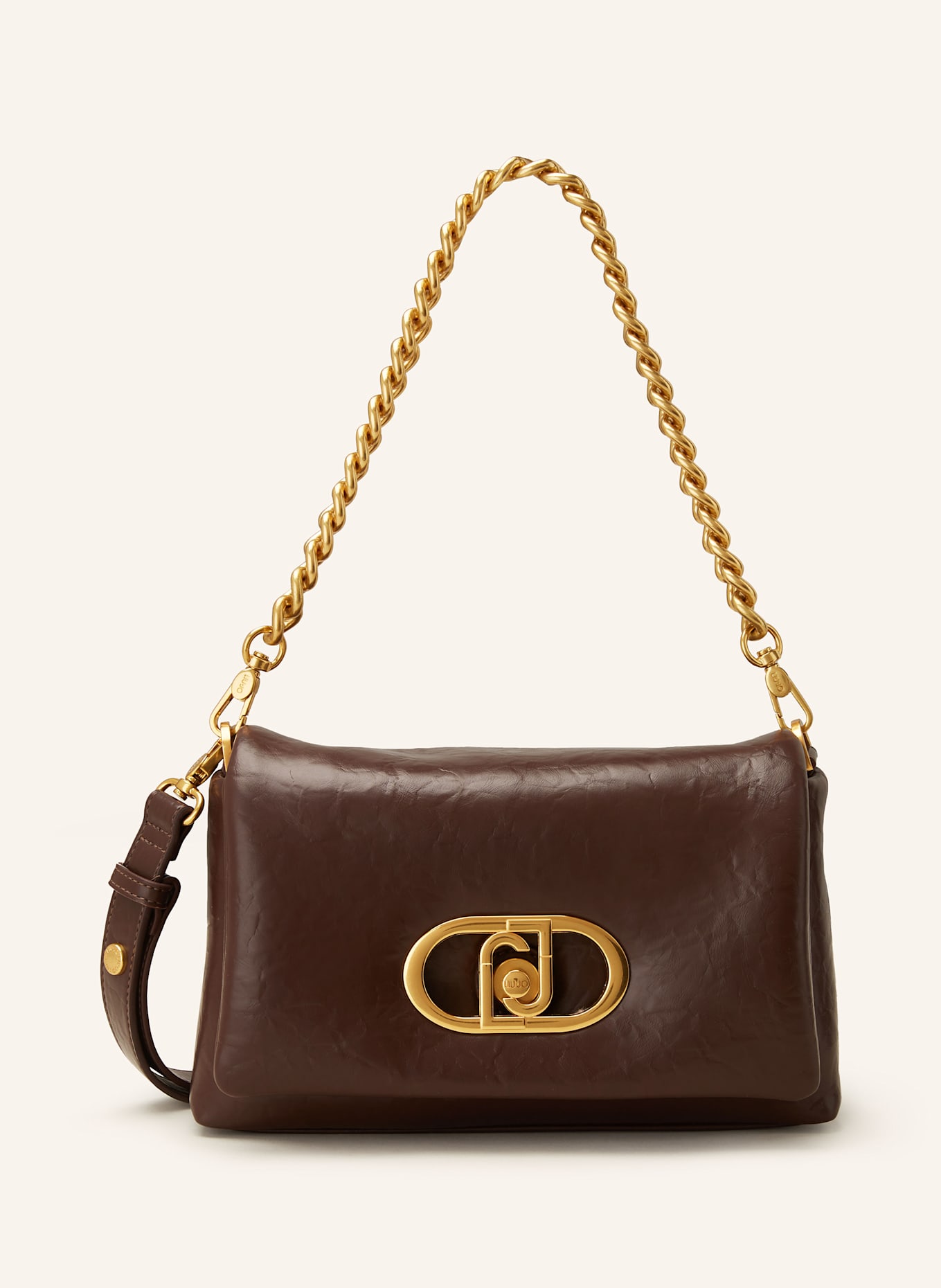LIU JO Schultertasche LAPUFFY in dunkelbraun