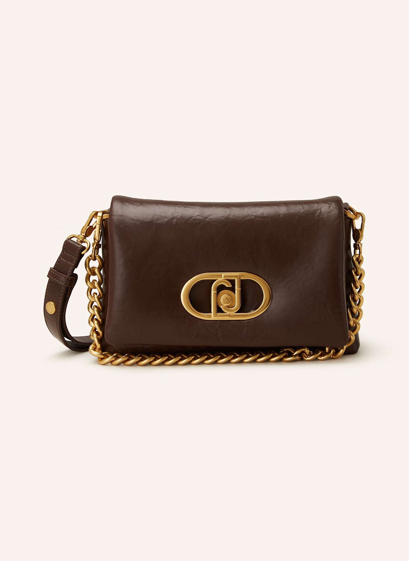 LIU JO Schultertasche LAPUFFY in dunkelbraun