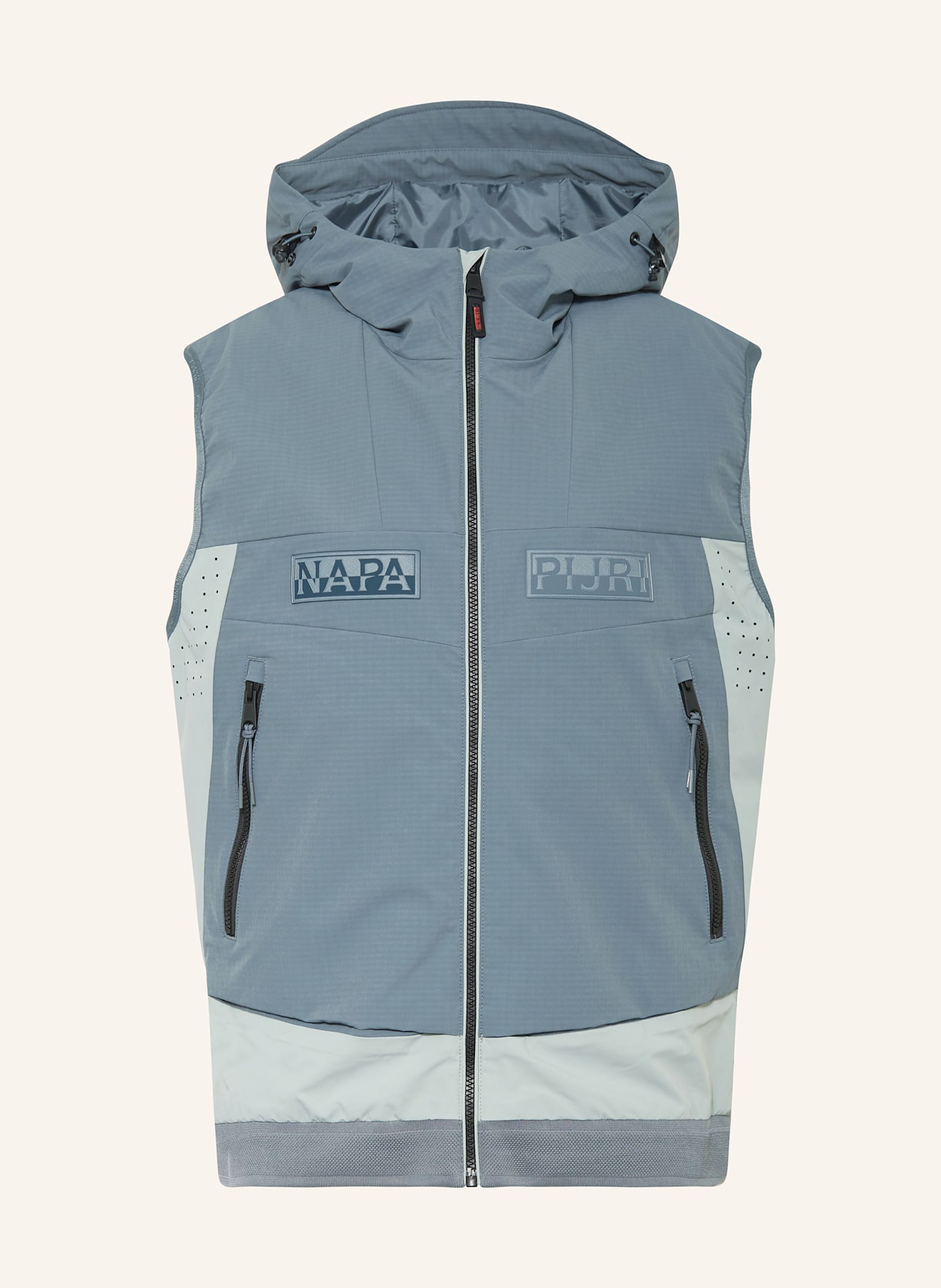 NAPAPIJRI CLAY functional vest: BLUE GRAY/ MINT