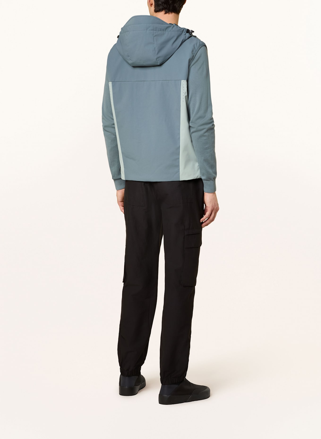 NAPAPIJRI CLAY functional vest: BLUE GRAY/ MINT