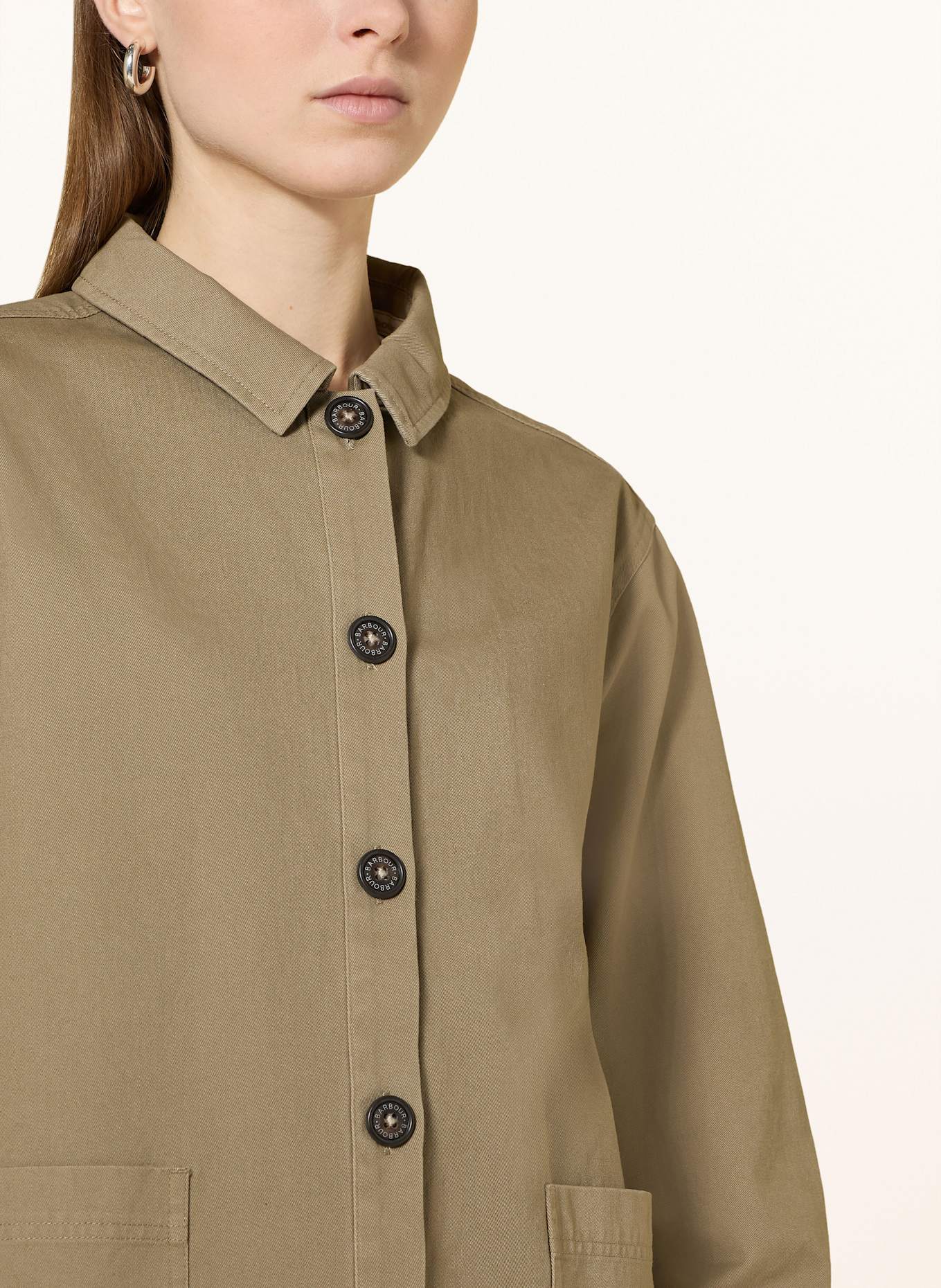 Barbour Overshirt LYNDALE: KHAKI