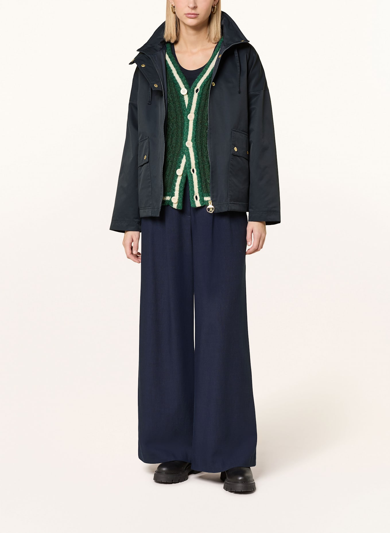 Barbour Kurtka CECILE: GRANATOWY