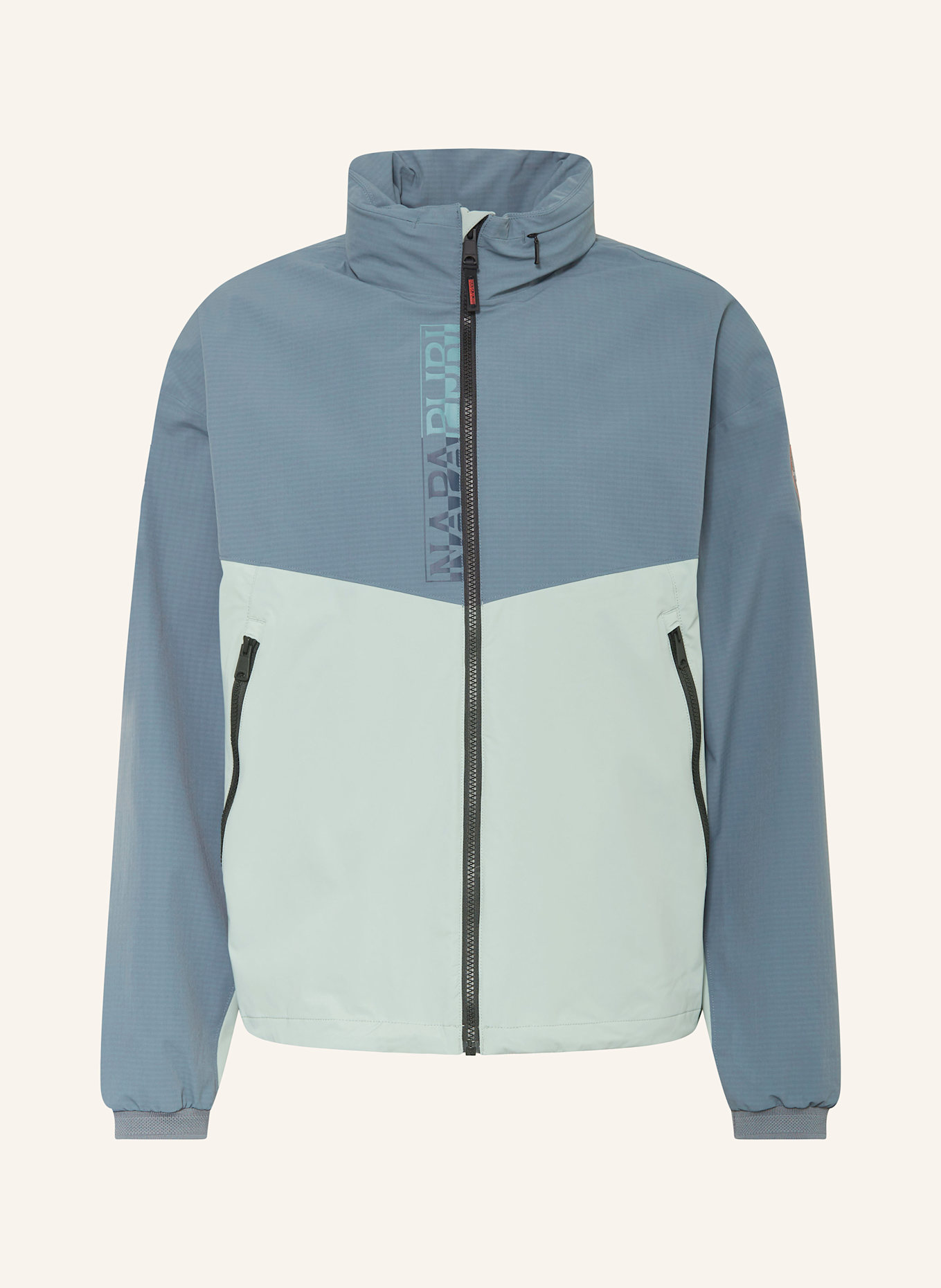 NAPAPIJRI Outdoor jacket CLAY: BLUE GRAY/ MINT