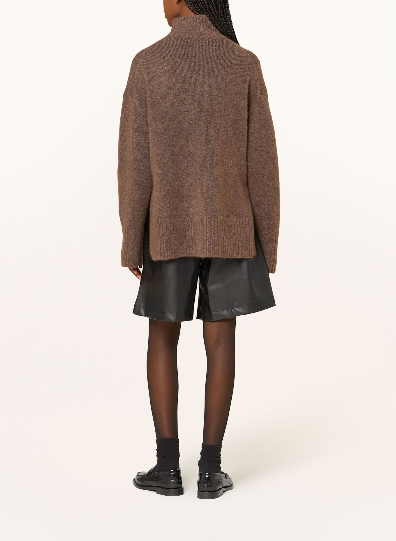 NEO NOIR Shorts NIKA in Lederoptik: SCHWARZ