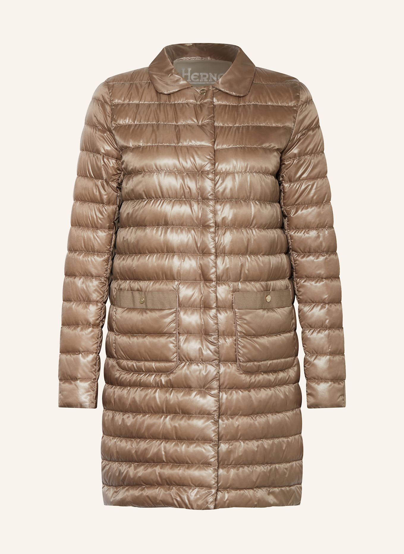 HERNO Daunenmantel: TAUPE