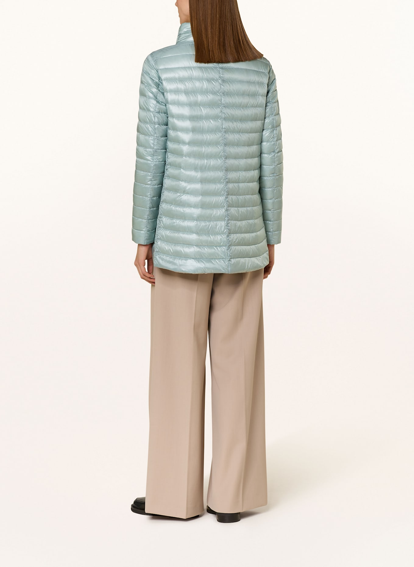 HERNO Reversible down jacket: LIGHT GREEN