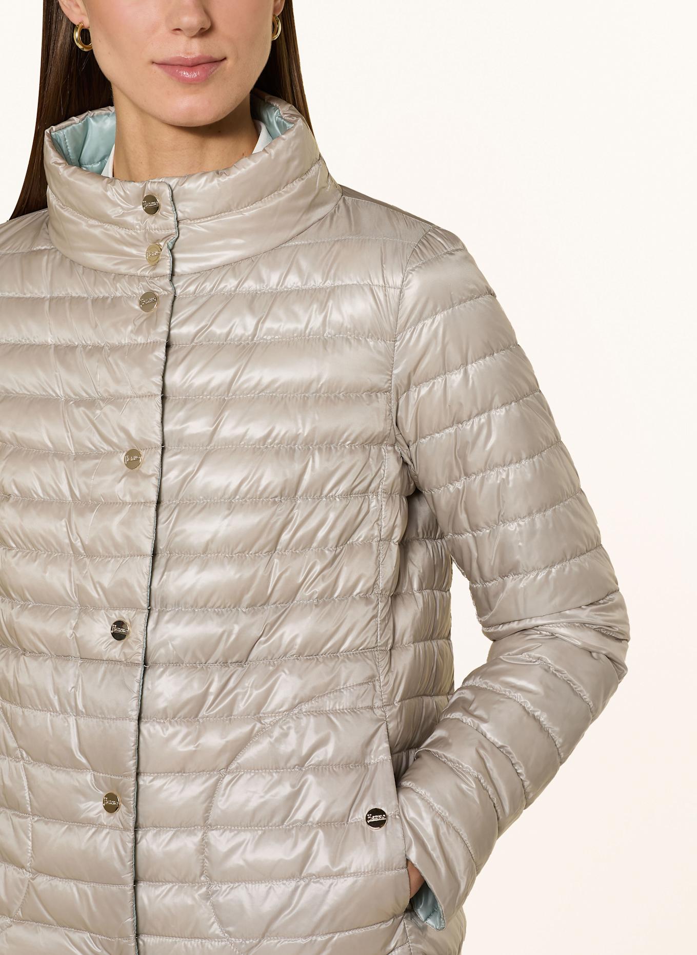 HERNO Reversible down jacket: LIGHT GREEN