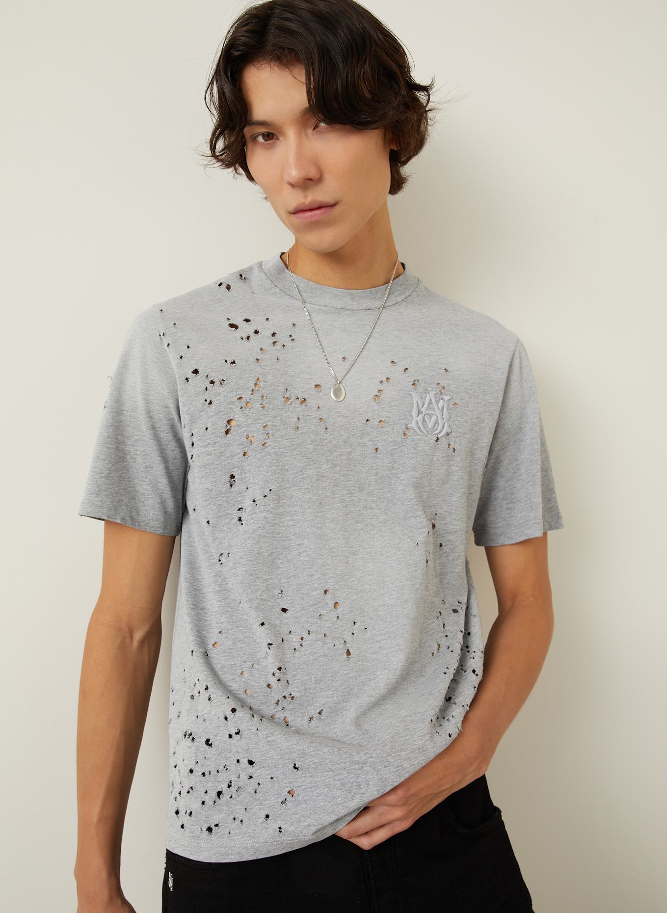 AMIRI T-shirt: LIGHT GRAY