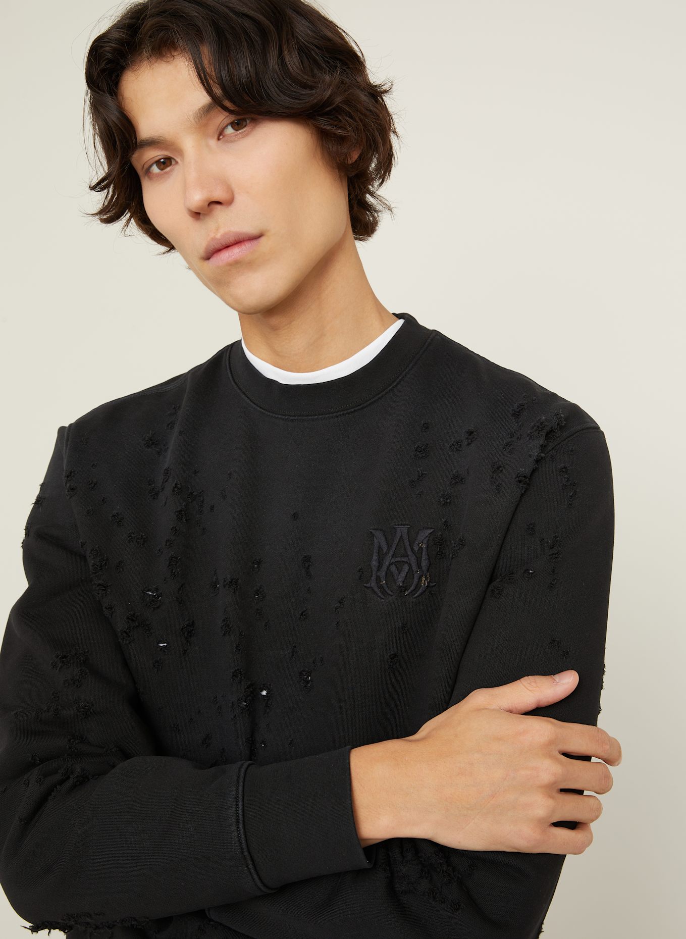AMIRI Sweatshirt: BLACK