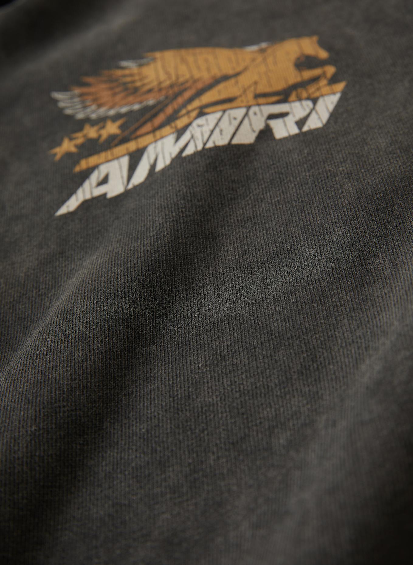AMIRI T-shirt: GRAY/ WHITE/ BROWN