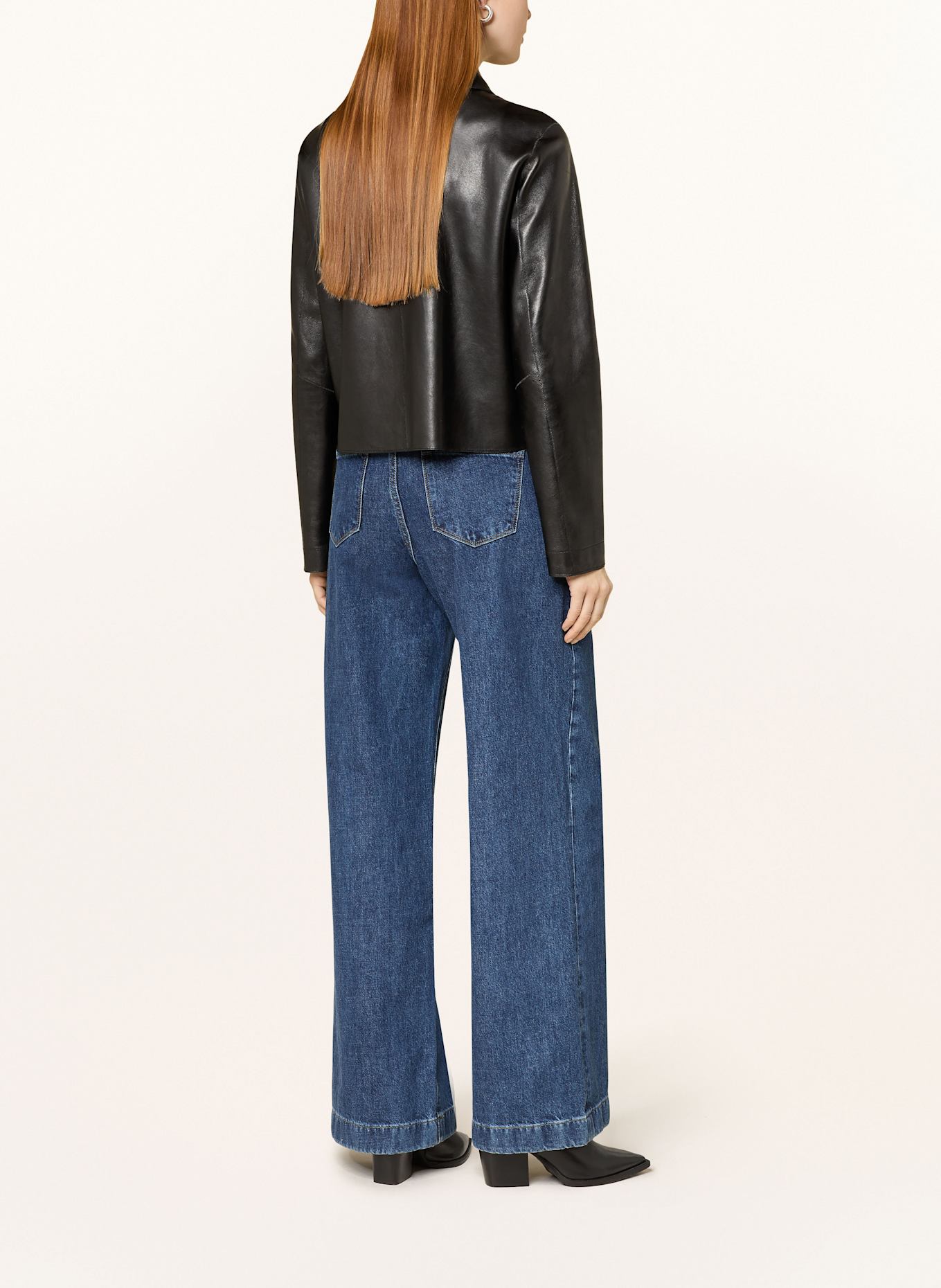 MILESTONE Lederjacke MSCANA: SCHWARZ