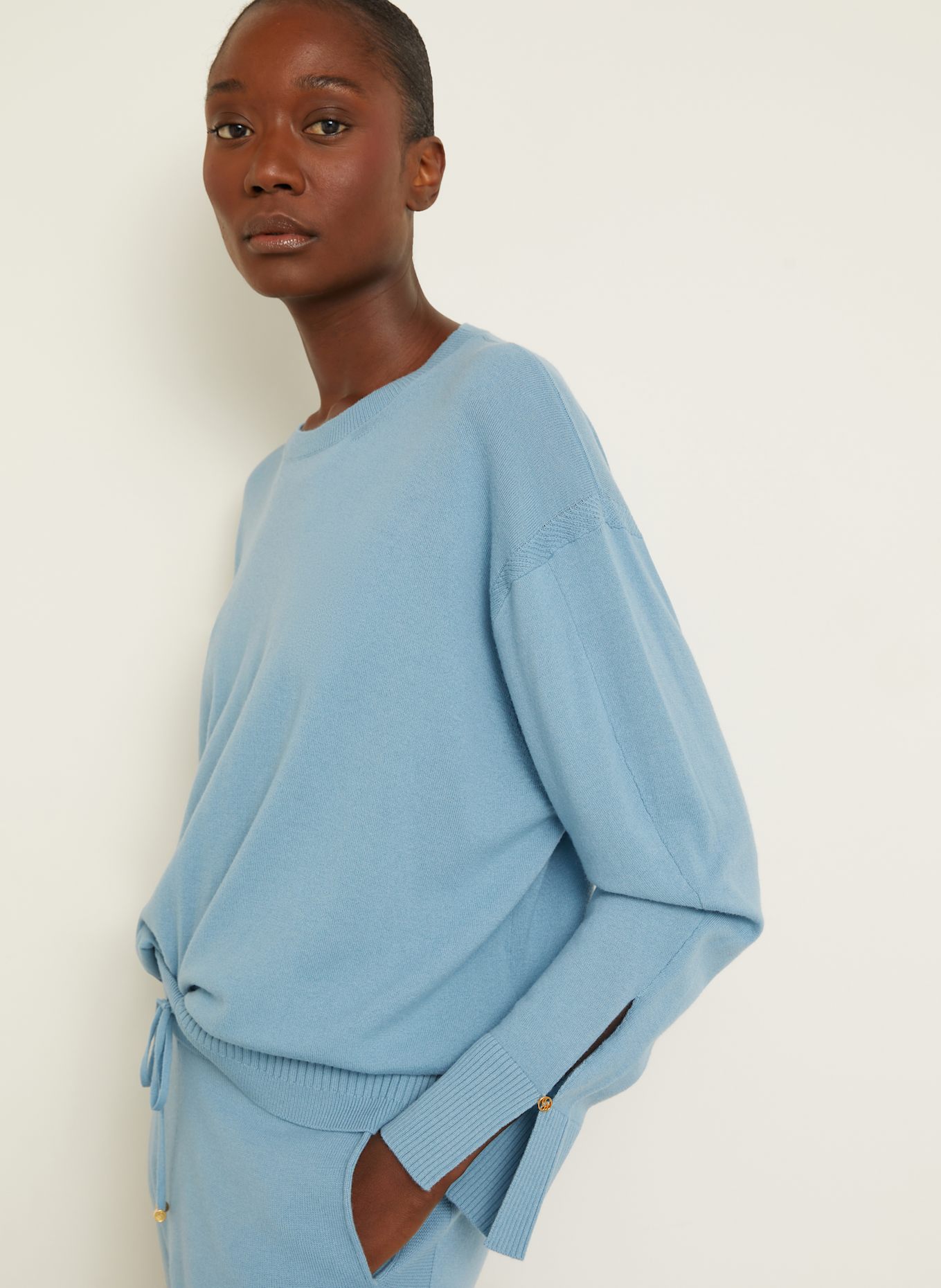 STELLA McCARTNEY Sweter: JASNONIEBIESKI