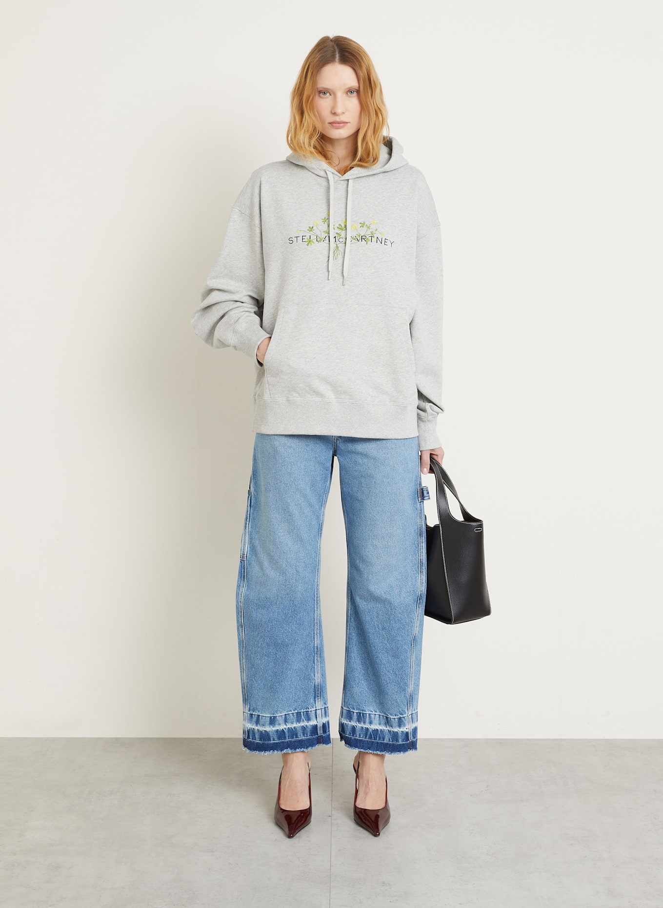 STELLA McCARTNEY Hoodie: HELLGRAU