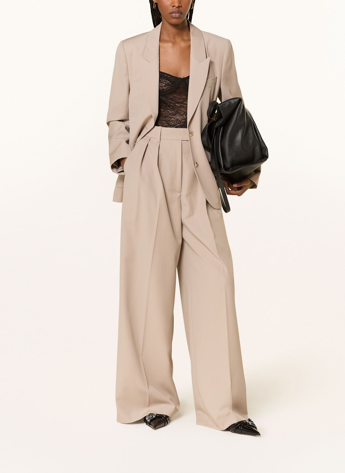 ANINE BING Marlenehose LOU: BEIGE