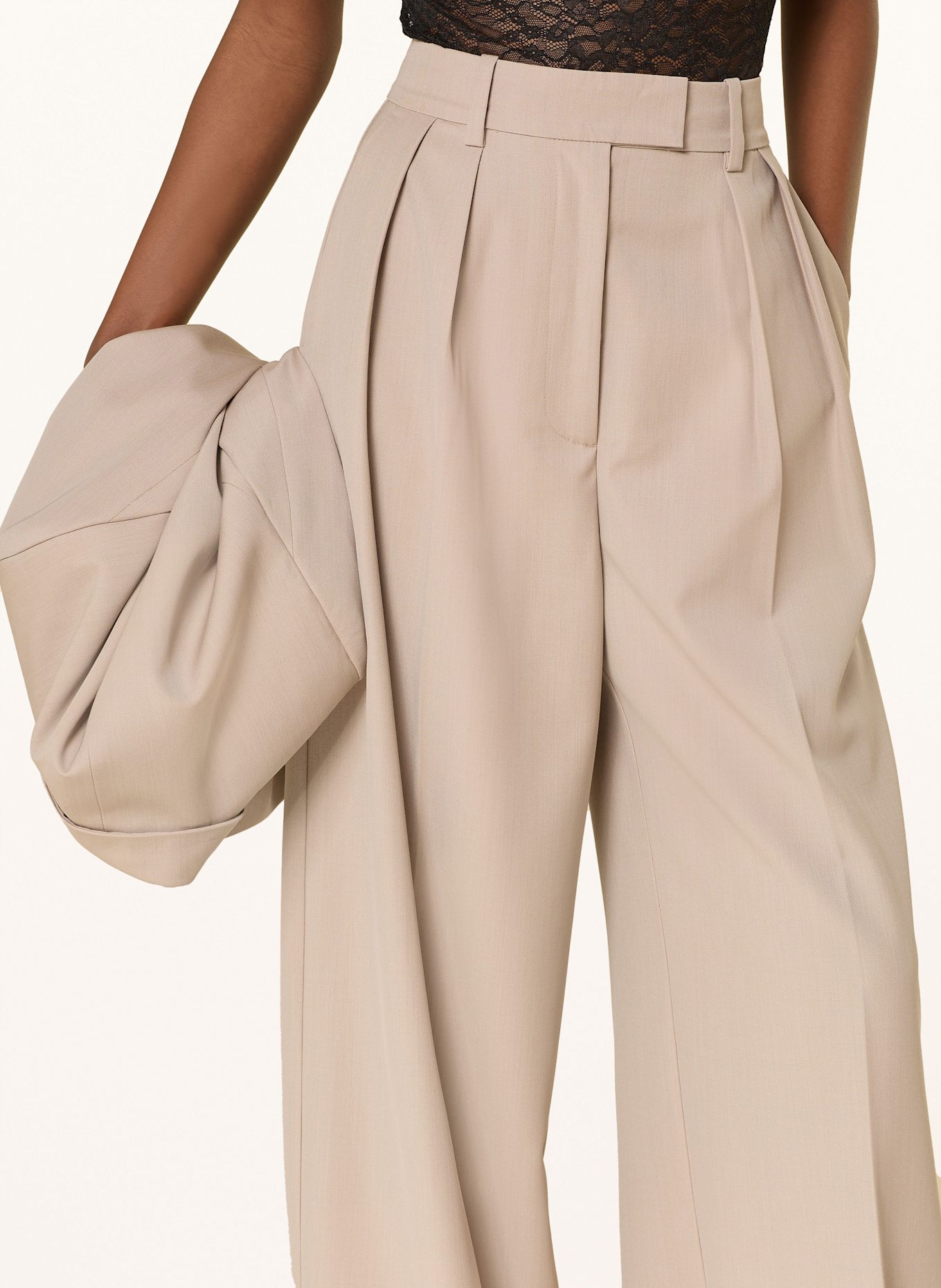 ANINE BING Marlenehose LOU: BEIGE