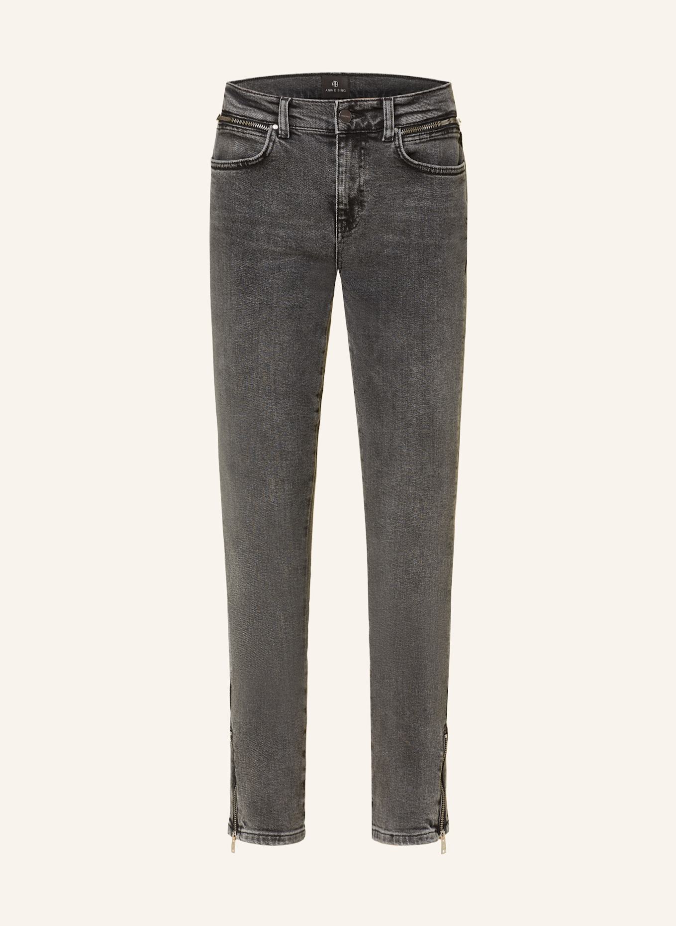 ANINE BING JAX skinny jeans in washed grey washed grey