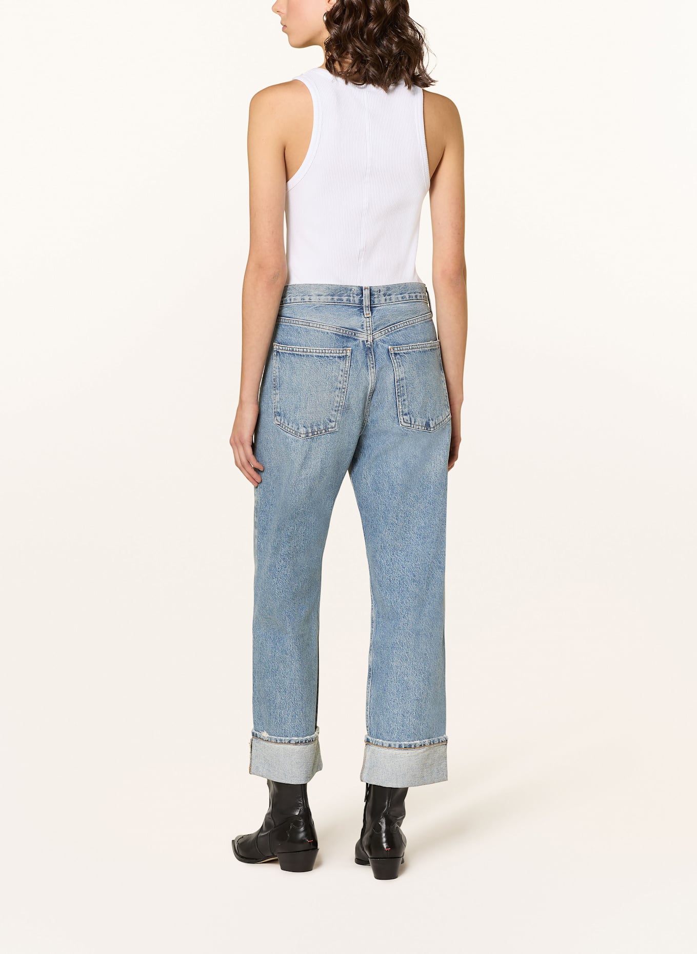 AGOLDE Straight Jeans FRAN: inven invention (vint med ind)