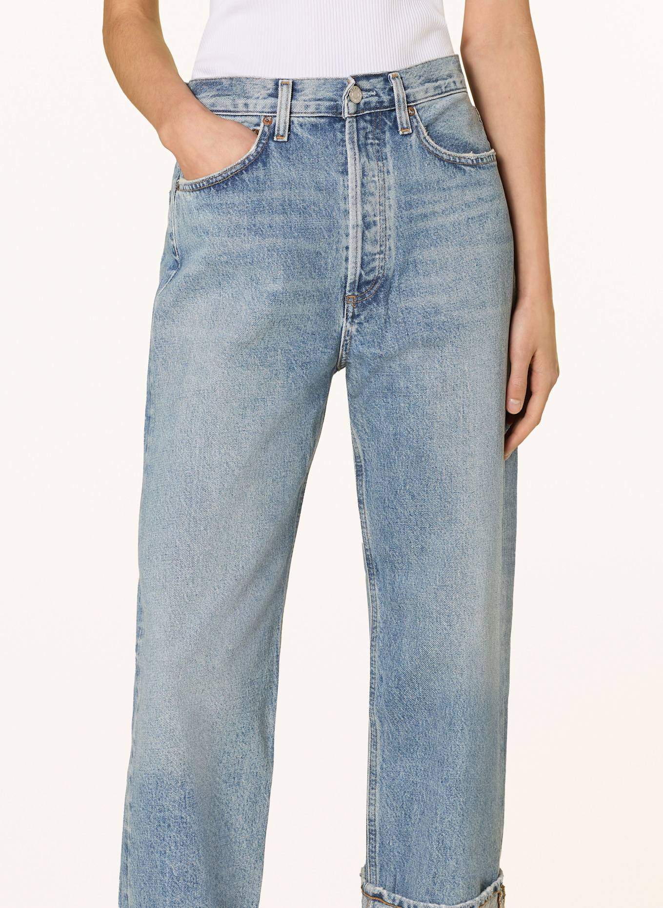 AGOLDE Straight Jeans FRAN: inven invention (vint med ind)
