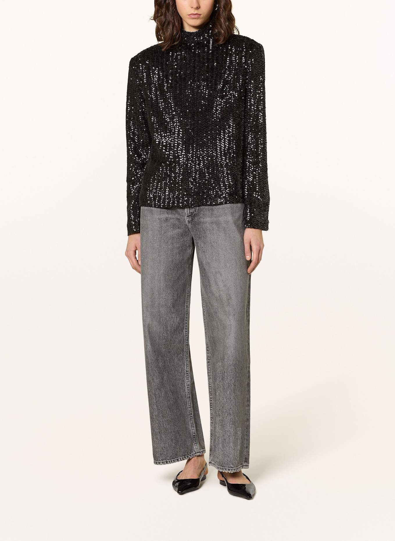 AGOLDE Džíny LOW SLUNG BAGGY: pirt spirit (vint grey)