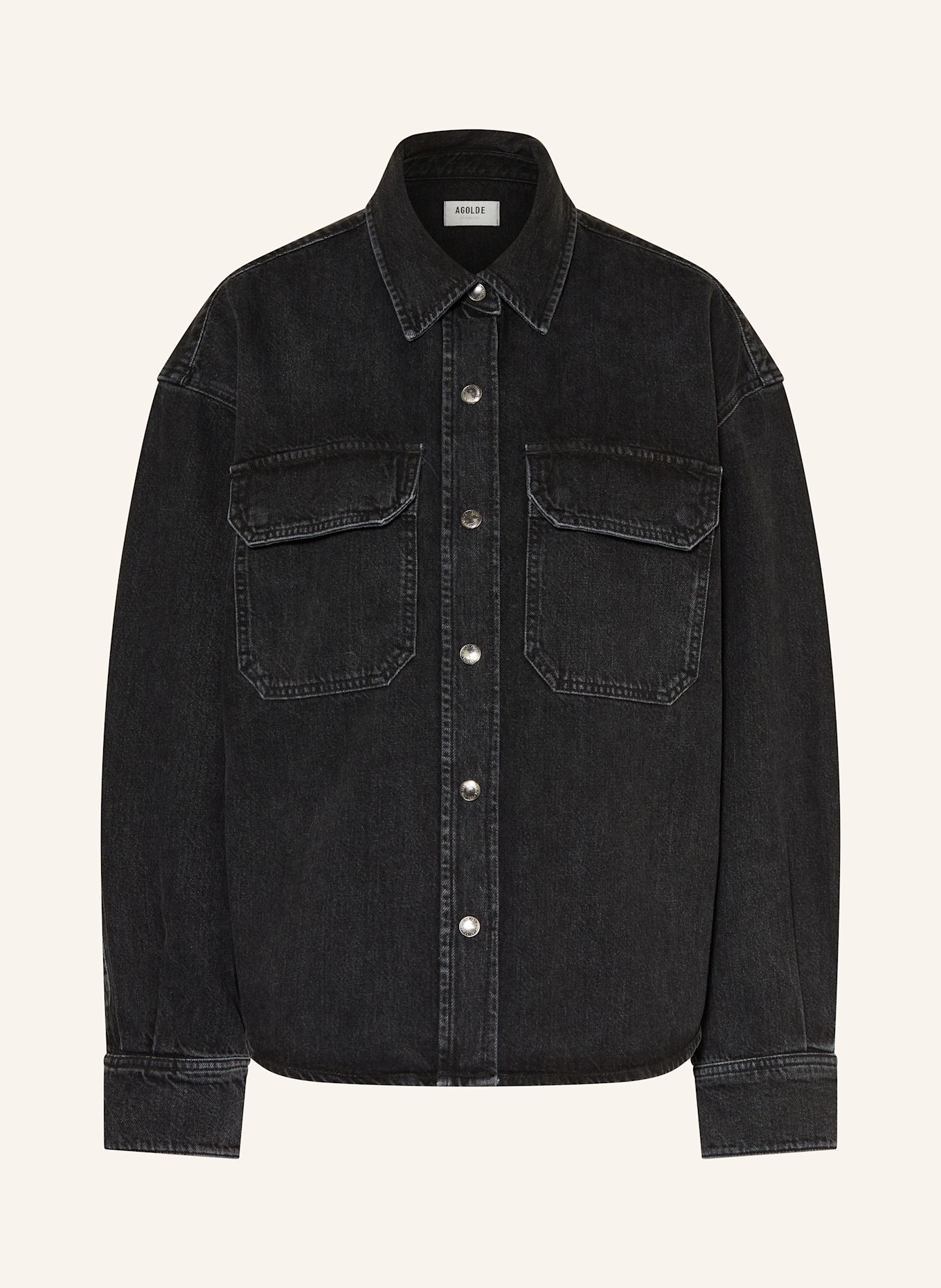 AGOLDE Denim jacket GWEN: BLACK