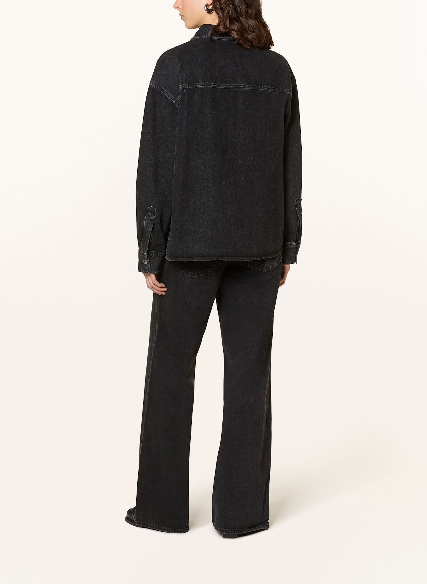 AGOLDE Denim jacket GWEN: BLACK