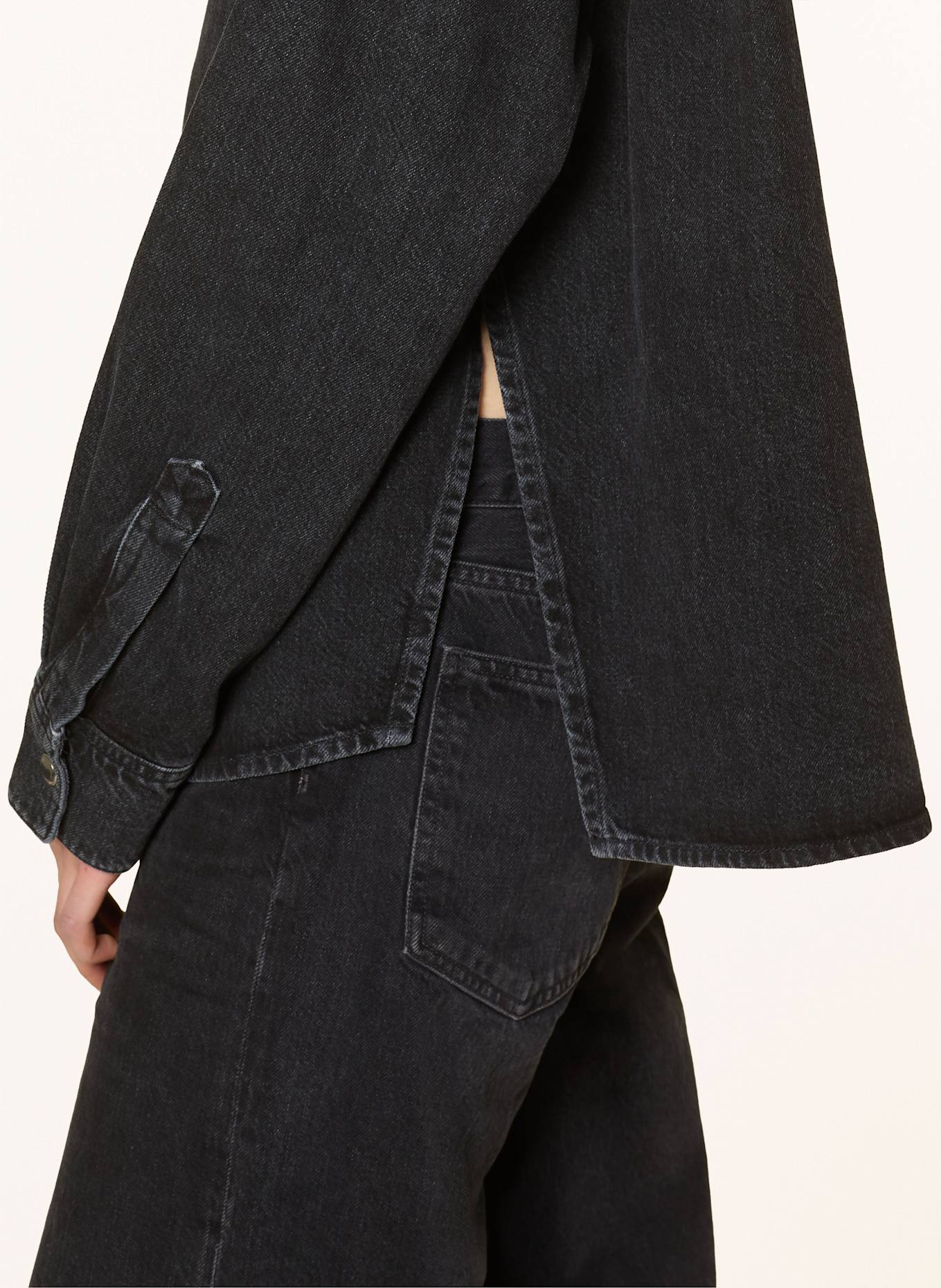 AGOLDE Denim jacket GWEN: BLACK