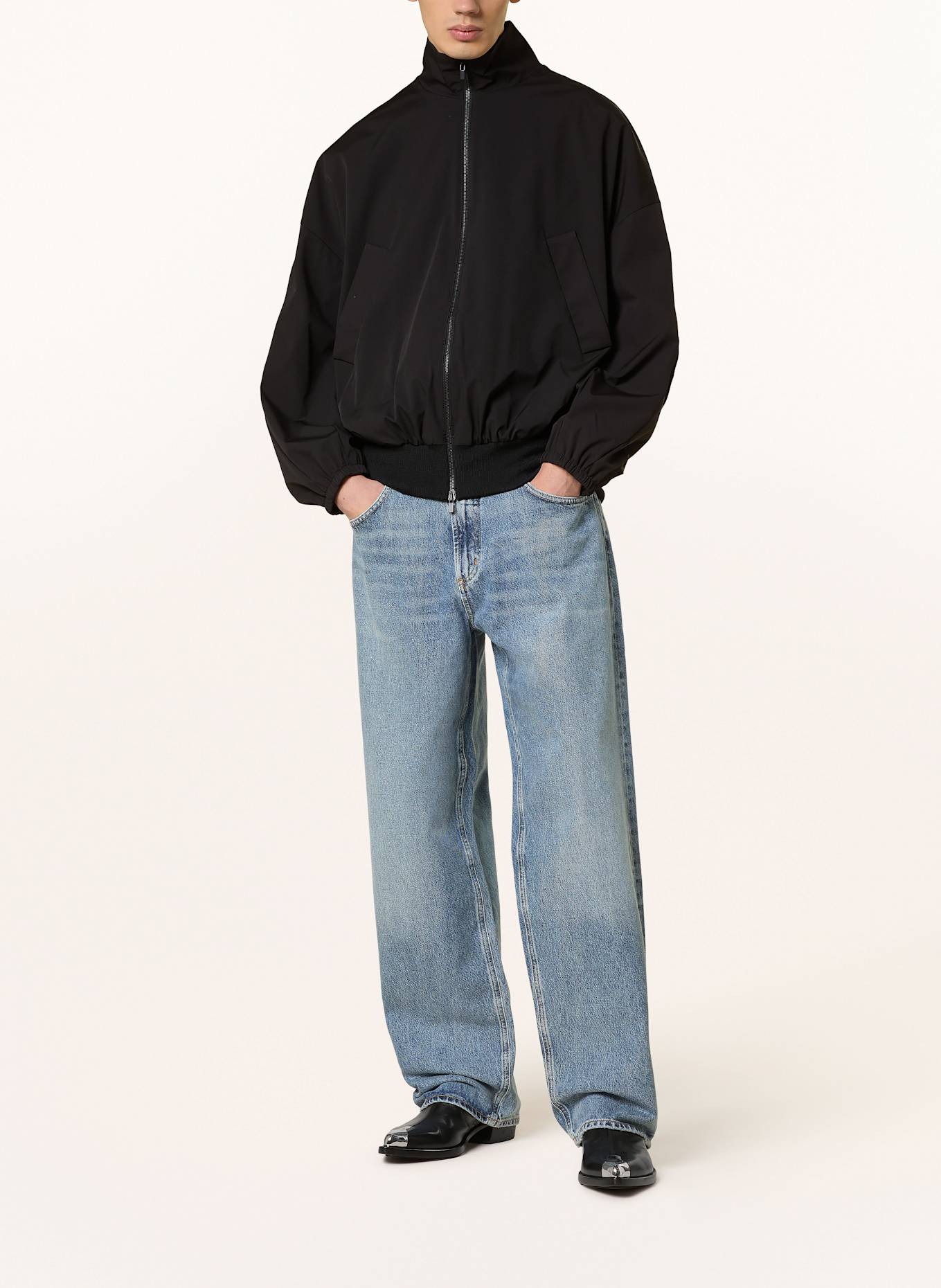AGOLDE Džíny FUSION Baggy Tapered Fit: ratio ratio (md indigo w/tint)