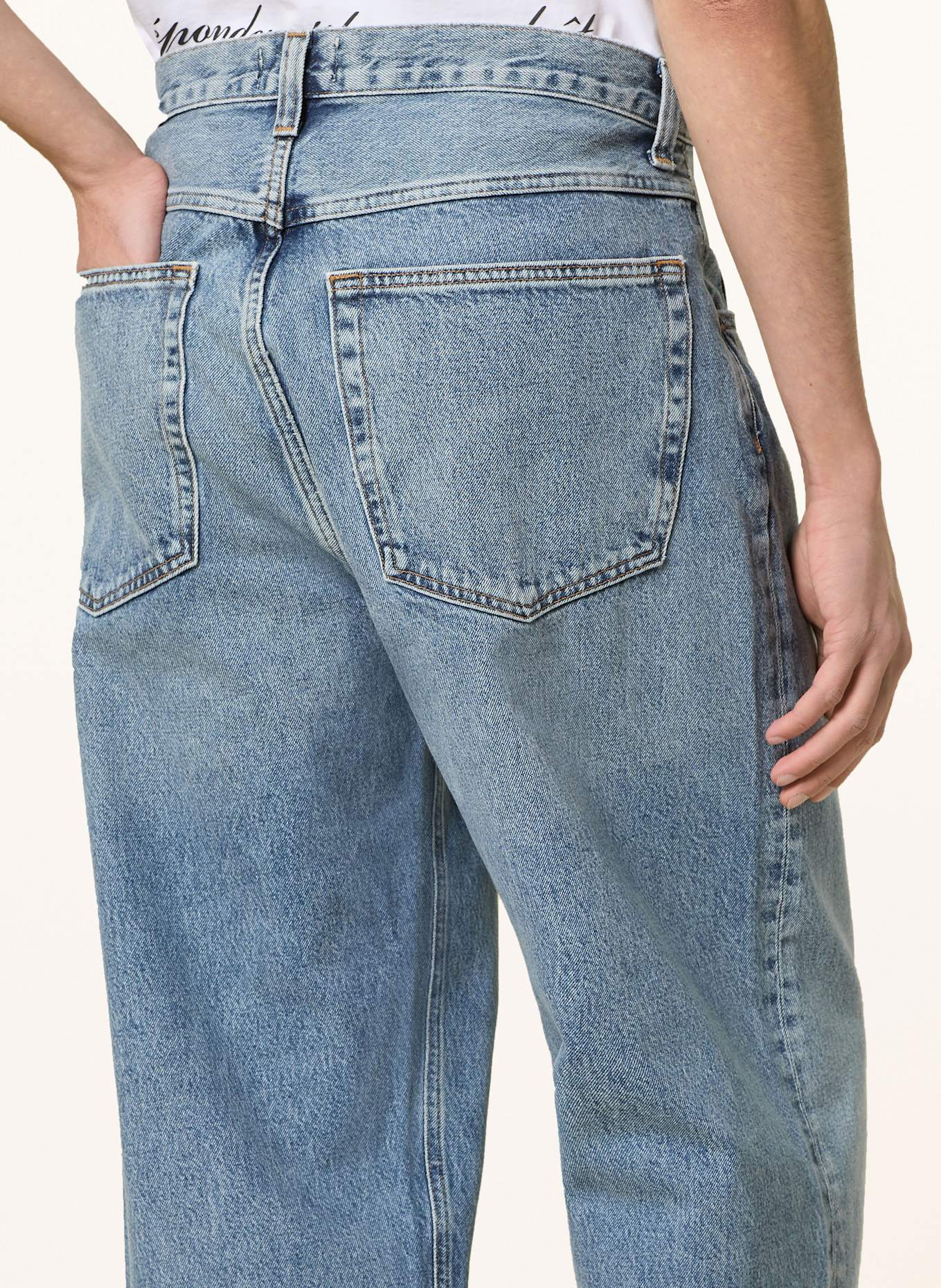 AGOLDE Džíny FUSION Baggy Tapered Fit: ratio ratio (md indigo w/tint)