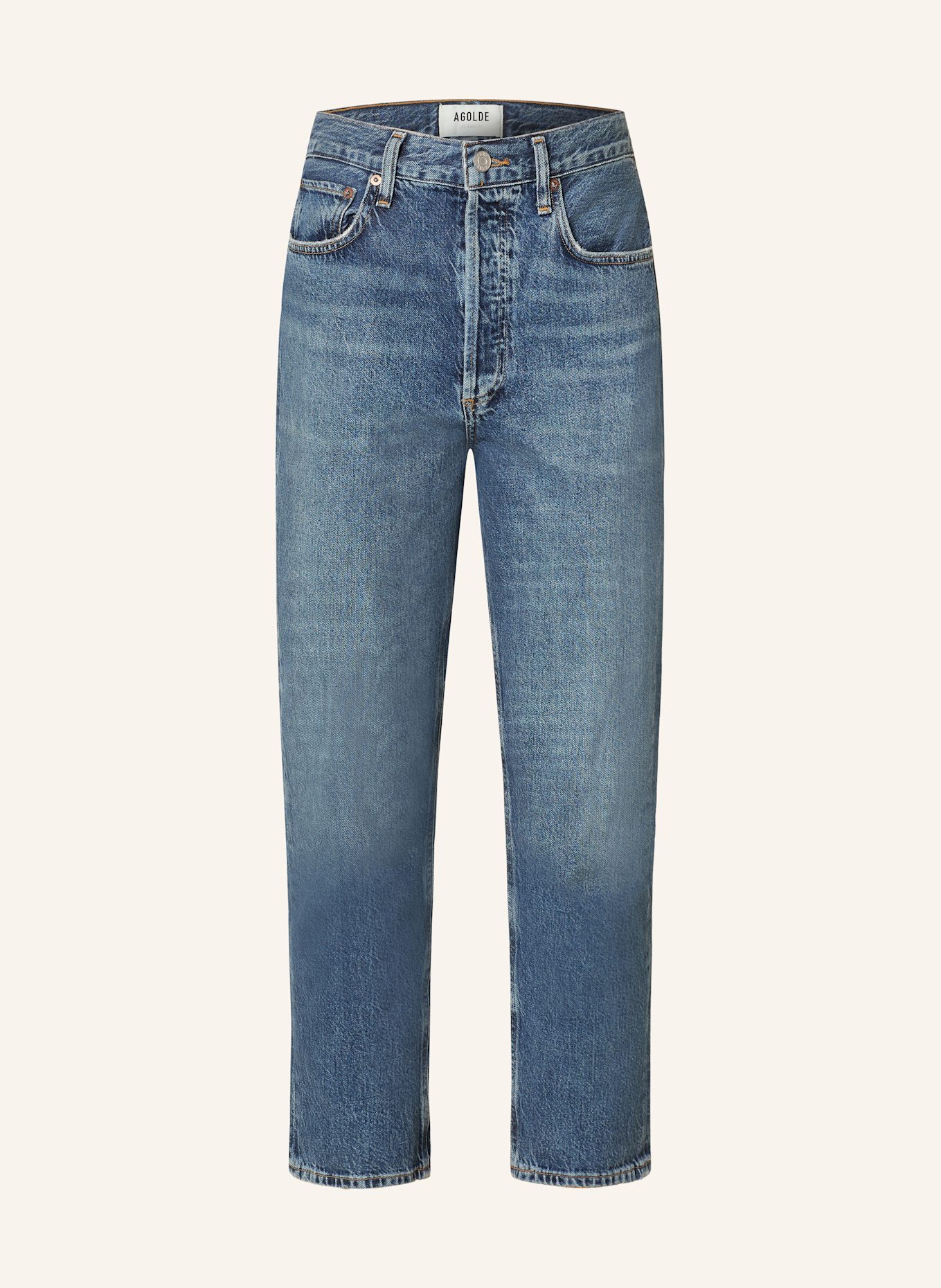 AGOLDE 7/8 jeans RILEY: contl control (dk vint ind)