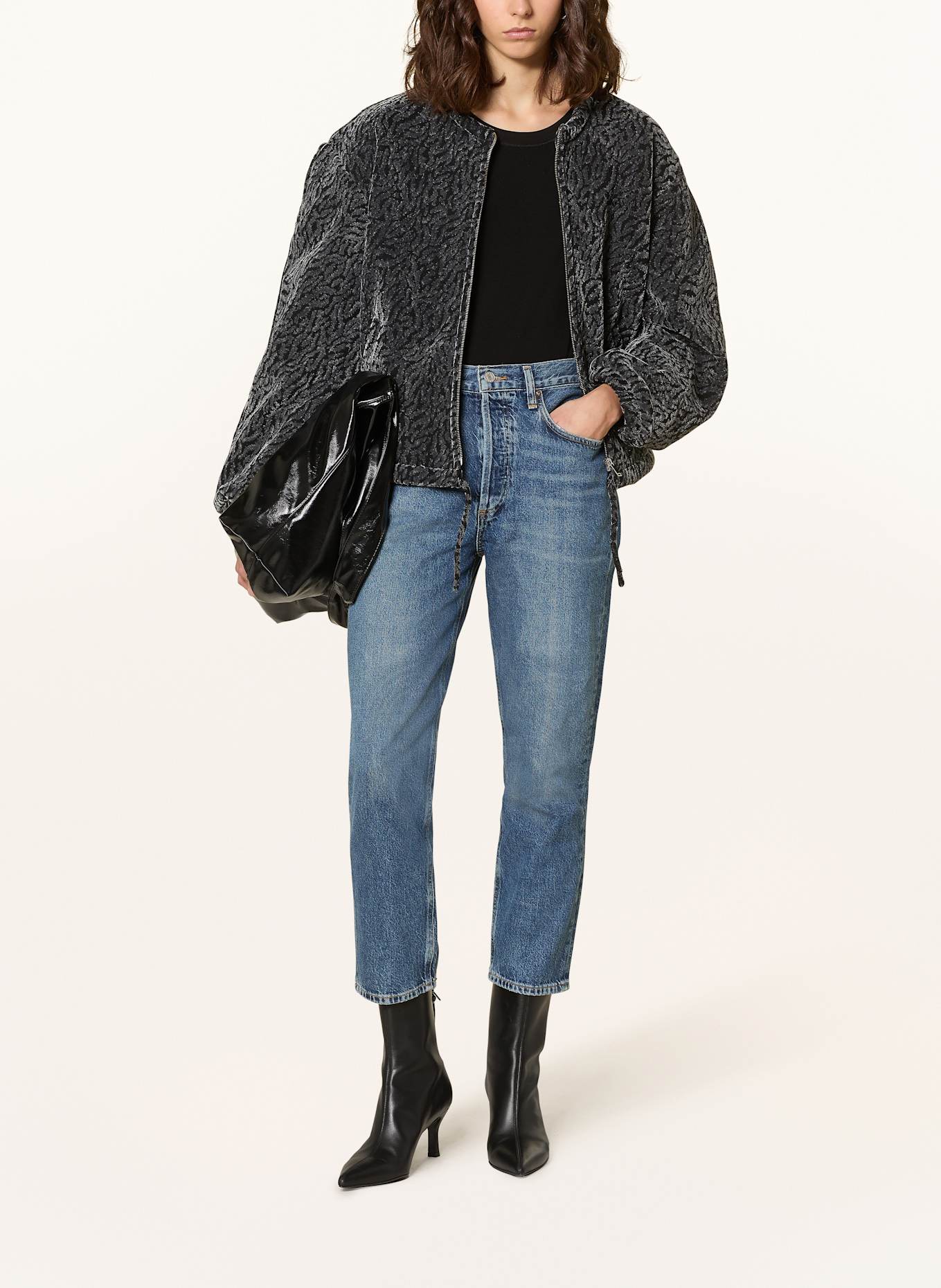 AGOLDE 7/8 jeans RILEY: contl control (dk vint ind)