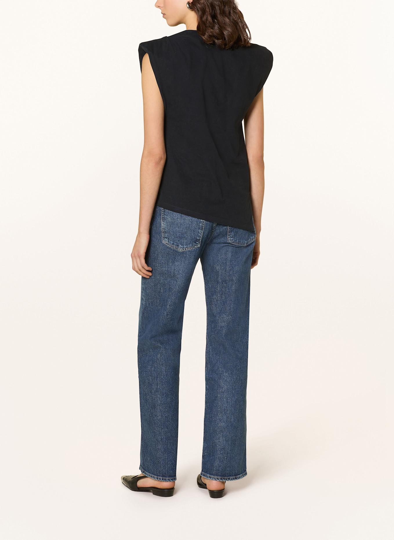 AGOLDE Straight jeans HARPER: tem tempo (dk marble ind)