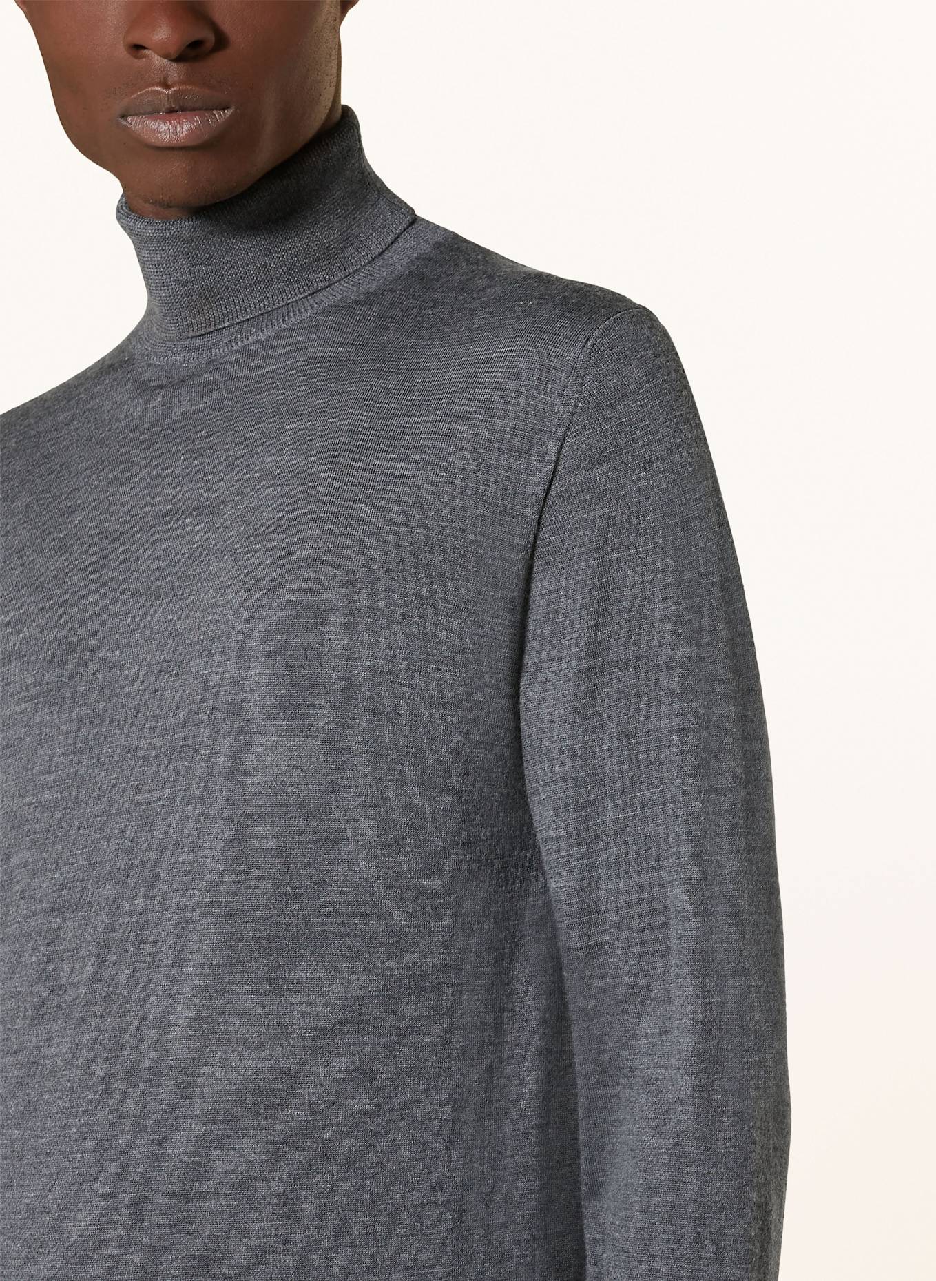 DANIELE FIESOLI Rollkragenpullover: DUNKELGRAU