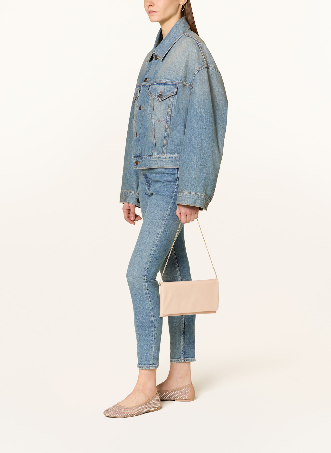 abro ATHENE clutch: NUDE